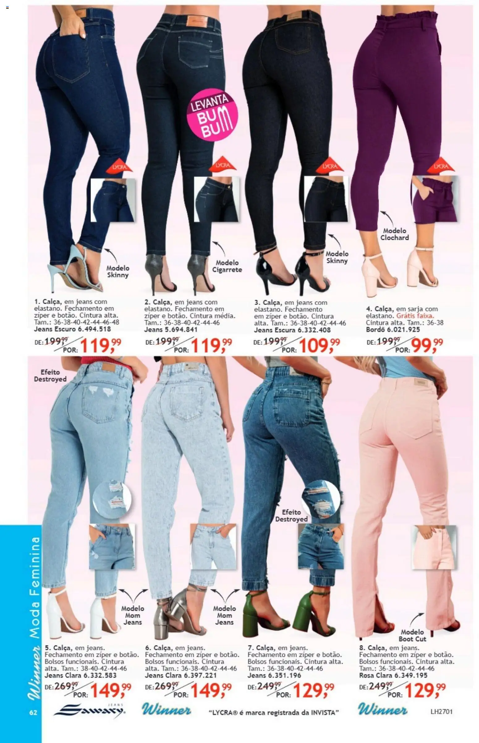 Quatro Estações Folheto - válido de 01.01.2026 | Página: 62 | Produtos: Jeans