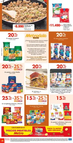 Metro revista - valida desde el 04.07.2025 | Página: 4 | Productos: Agua, Ensalada, Harina, Polvo