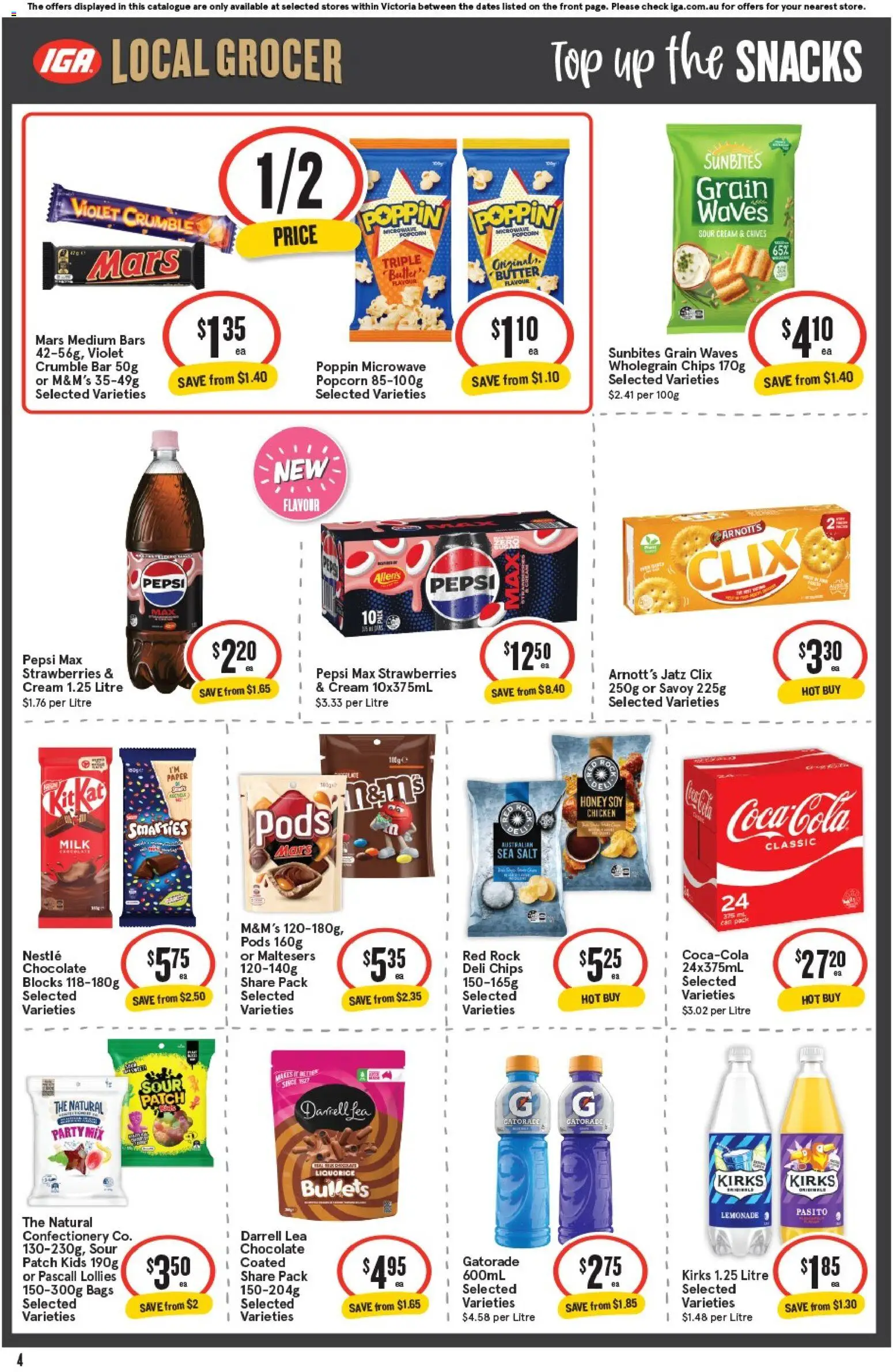 IGA catalogue - valid from 07.01.2026 | Page: 4 | Products: Honey, Baby food, Mango, Tablets