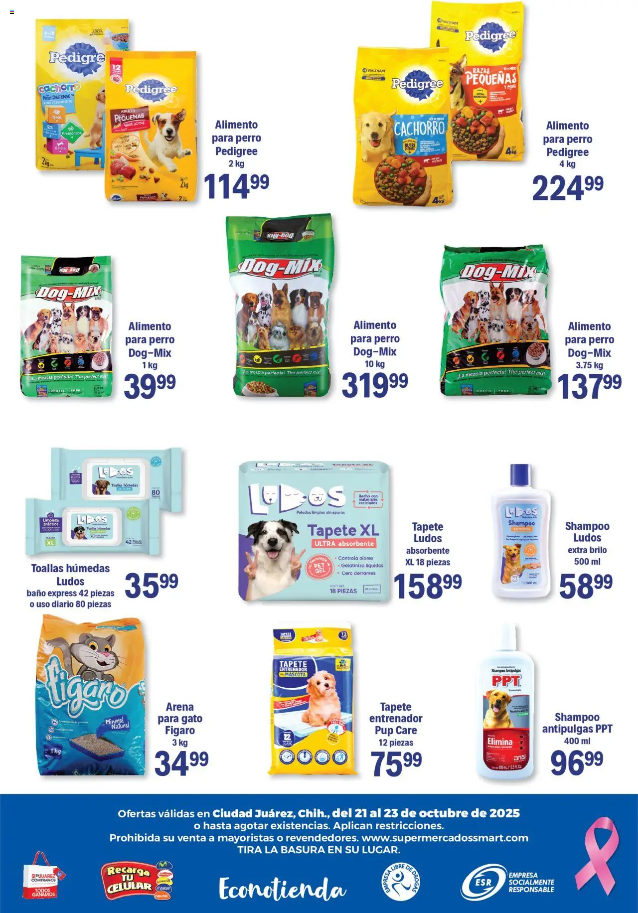 Nuevas ofertas de S-Mart válidas en toda la República Mexicana desde el 21.10.2025. ¡Encuentra las mejores ofertas en S-Mart folleto Ofertas de Feria Juárez! | Página: 6 | Productos: Toallas, Baño, Tapete