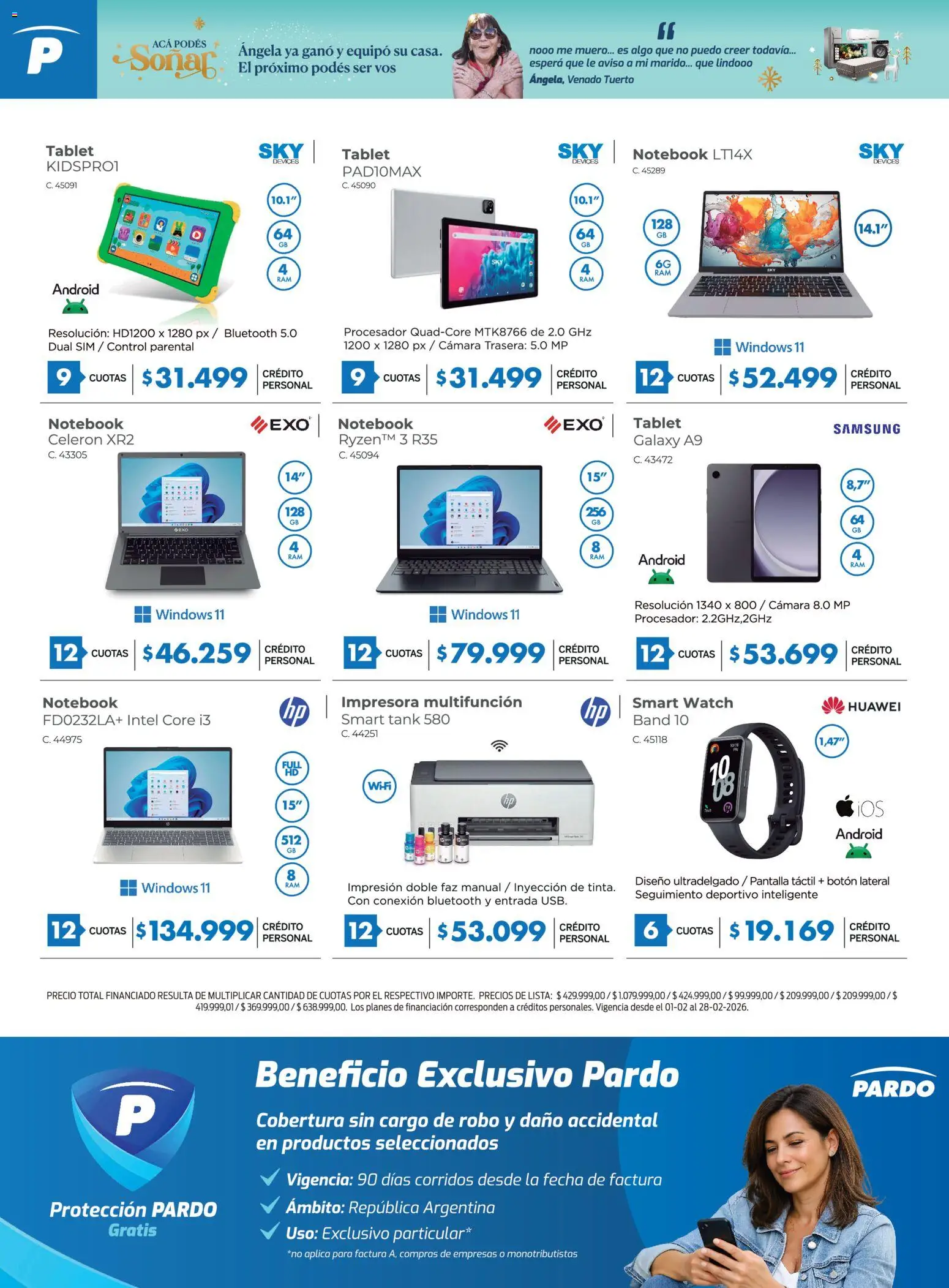 Pardo catálogo │ válido desde el 01.02.2026 | Página: 6 | Productos: Impresora, Cámara, Tablet, Notebook