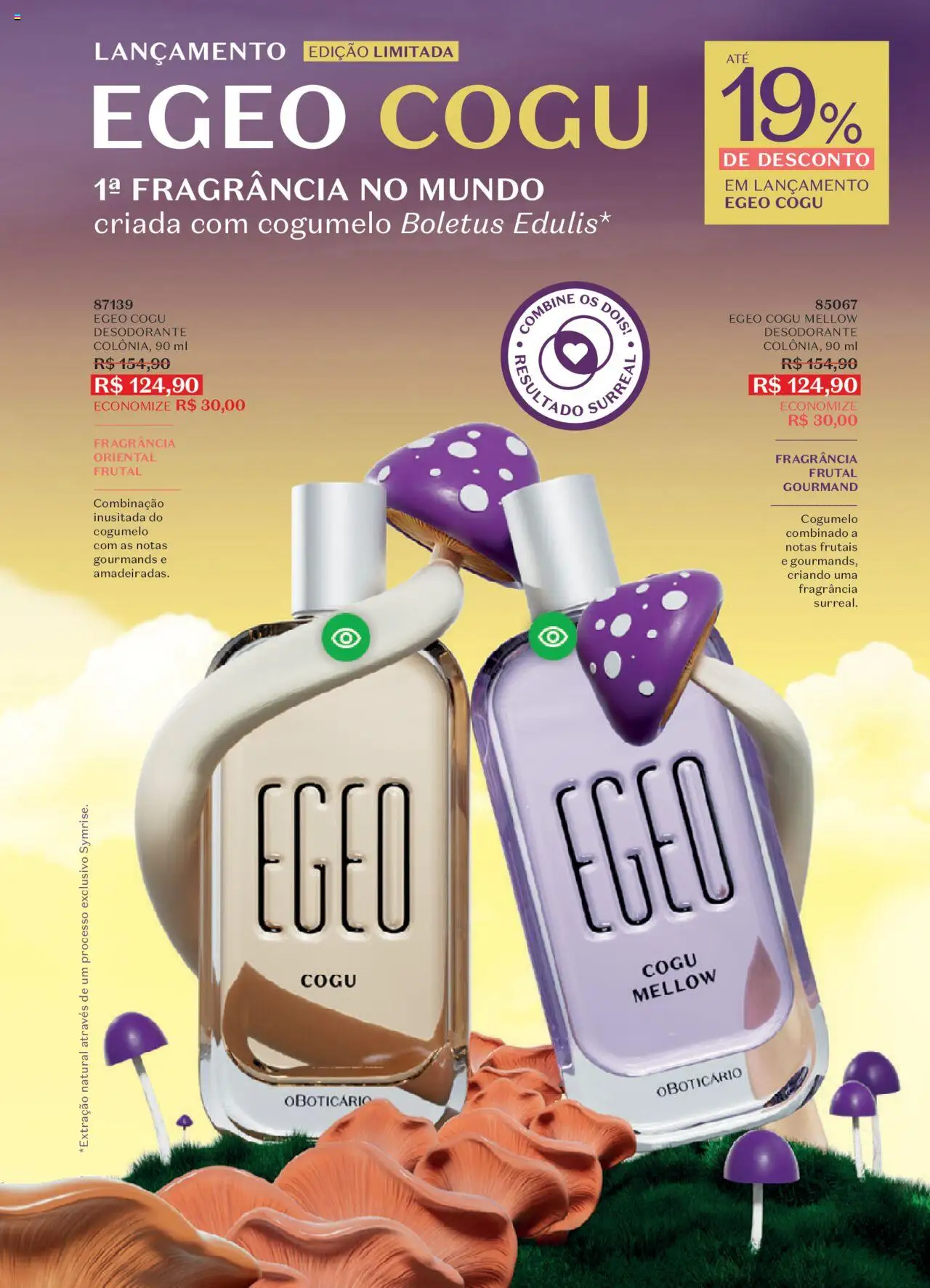 O Boticário Folheto - válido de 11.08.2025 | Página: 85 | Produtos: Fragrância, Desodorante, Cogumelo