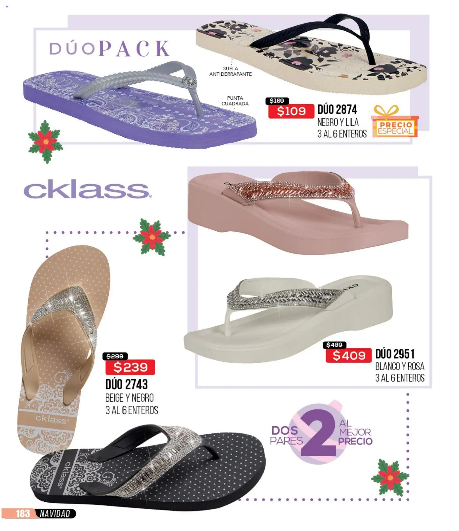 Nuevas ofertas de Cklass válidas en toda la República Mexicana desde el 30.11.2025. ¡Encuentra las mejores ofertas en Cklass catálogo Rebajas Navideñas Ropa! | Página: 441