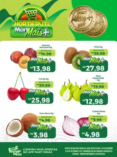 Mart Minas - Ofertas Hortifruti - Pré-Visualização do folheto da loja Mart Minas, válido de 24.12.2025