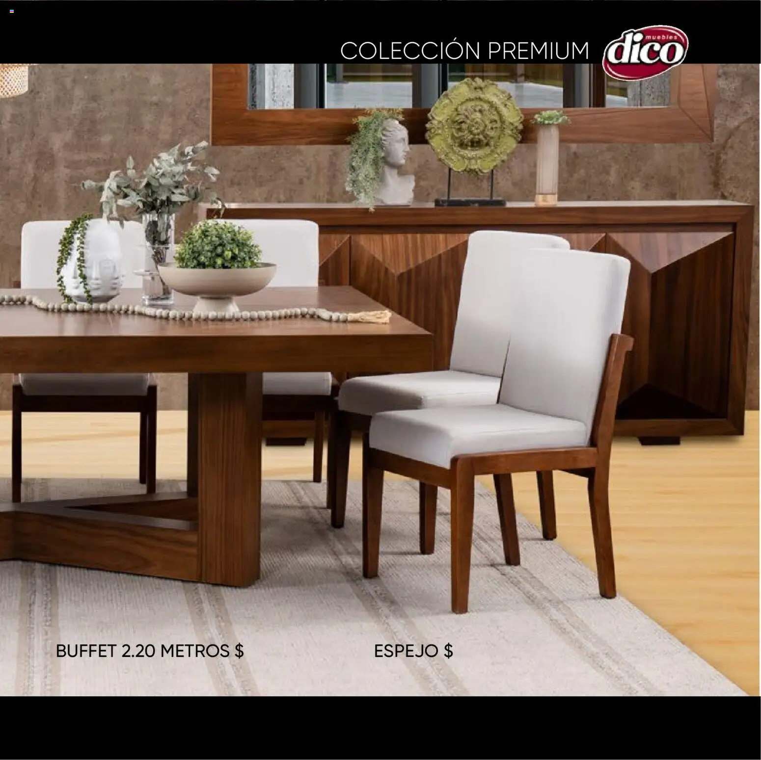 Nuevas ofertas de Muebles Dico válidas en toda la República Mexicana desde el 22.10.2025. ¡Encuentra las mejores ofertas en Muebles Dico catálogo Colección Premium! | Página: 23 | Productos: Espejo