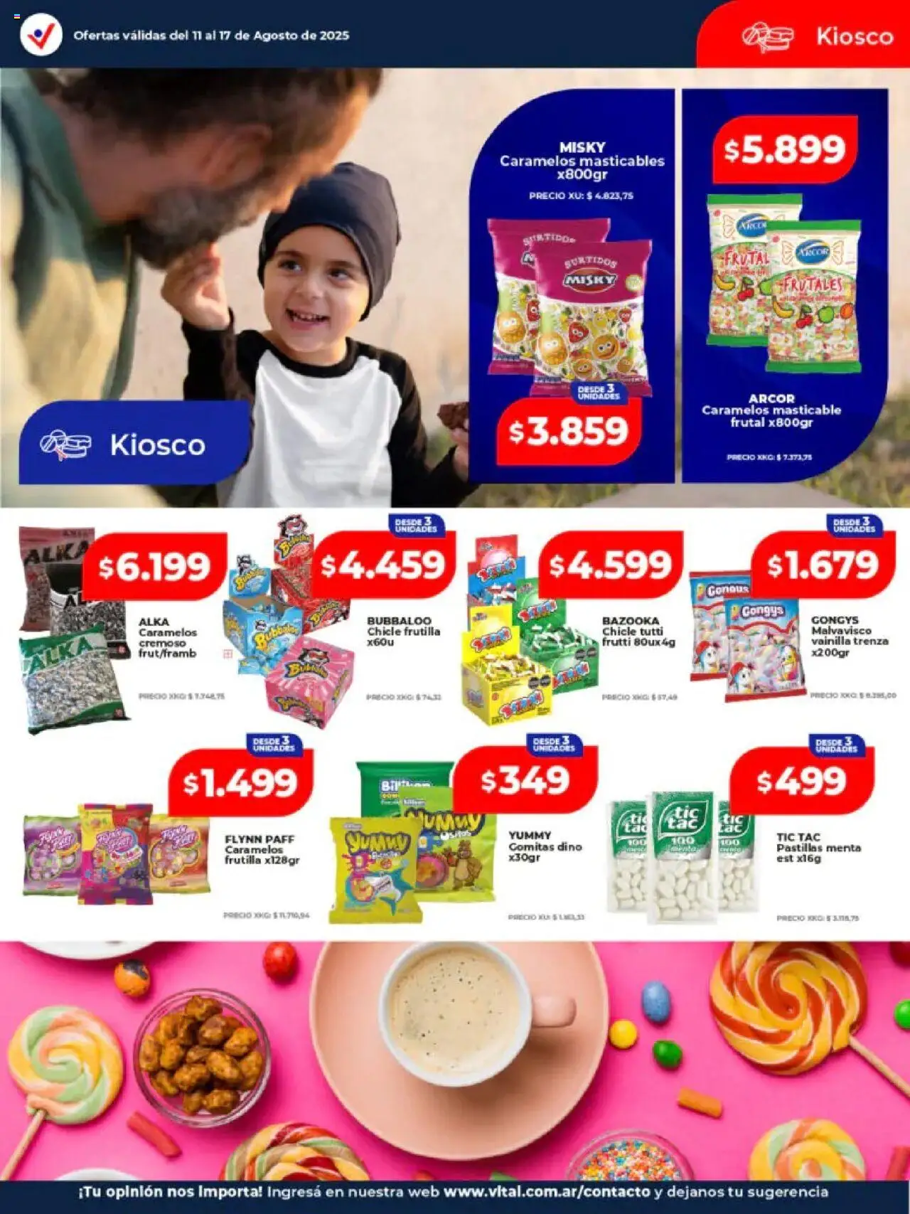 Vital ofertas │ válido desde el 11.08.2025 | Página: 19 | Productos: Gomitas, Frutilla, Chicle