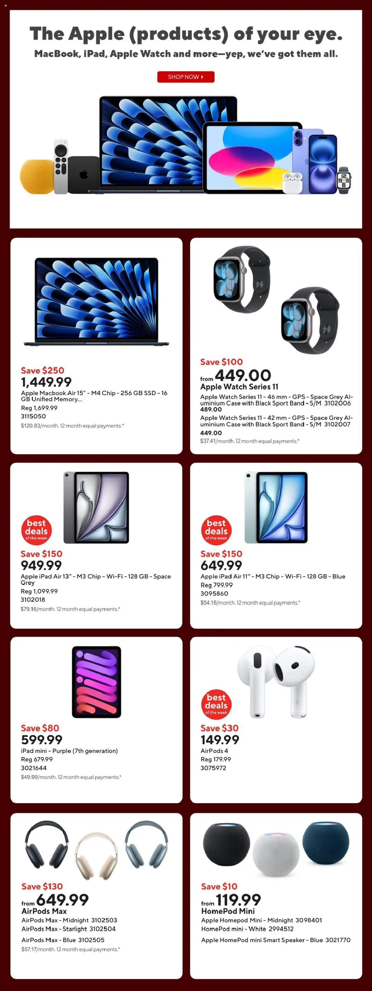 Staples flyer valid from 25.12.2025 | Page: 5 | Products: Watch, Case, Speaker