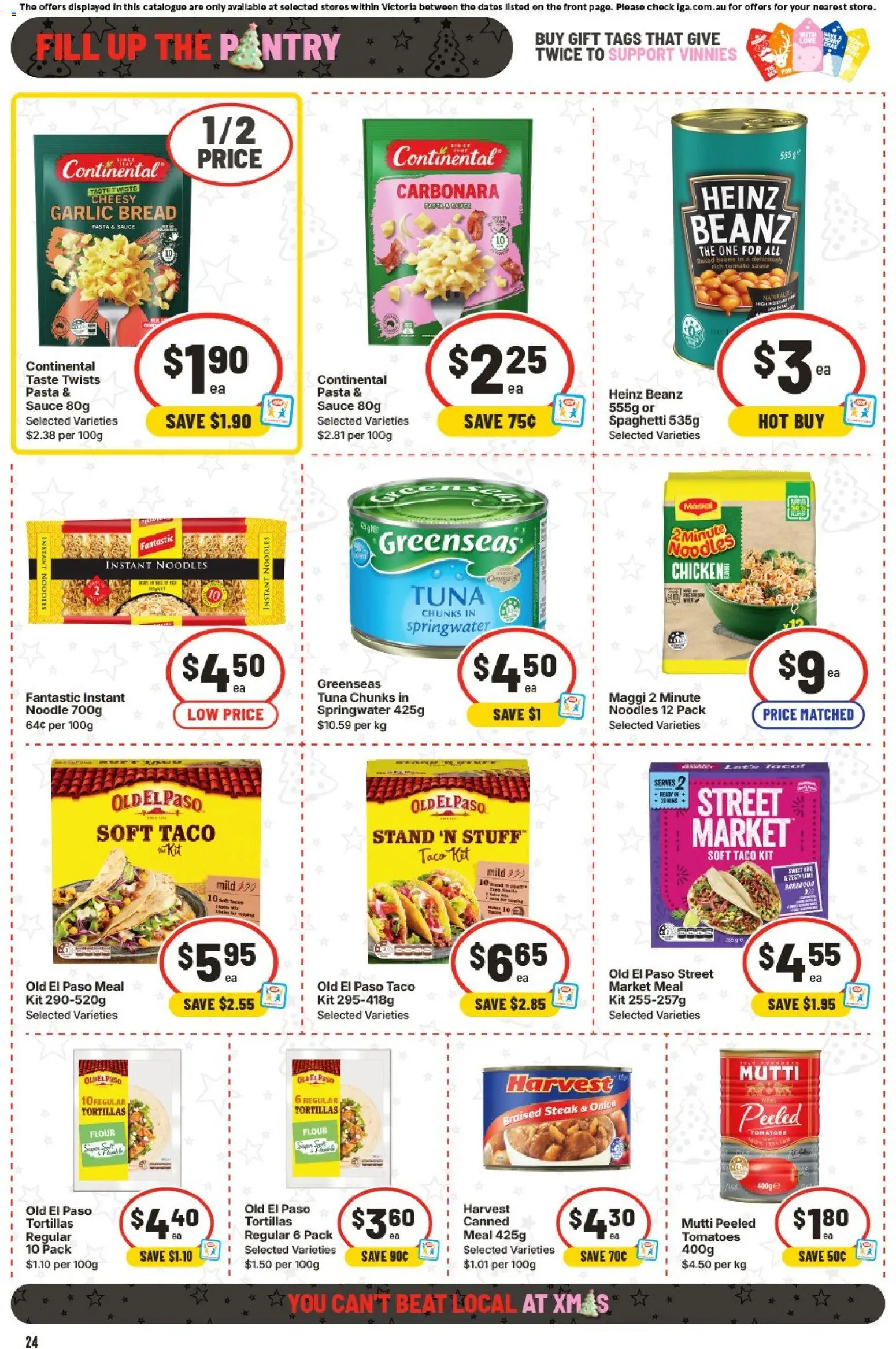 IGA catalogue - valid from 10.12.2025 | Page: 28 | Products: Bread, Sauce, Garlic, Lime