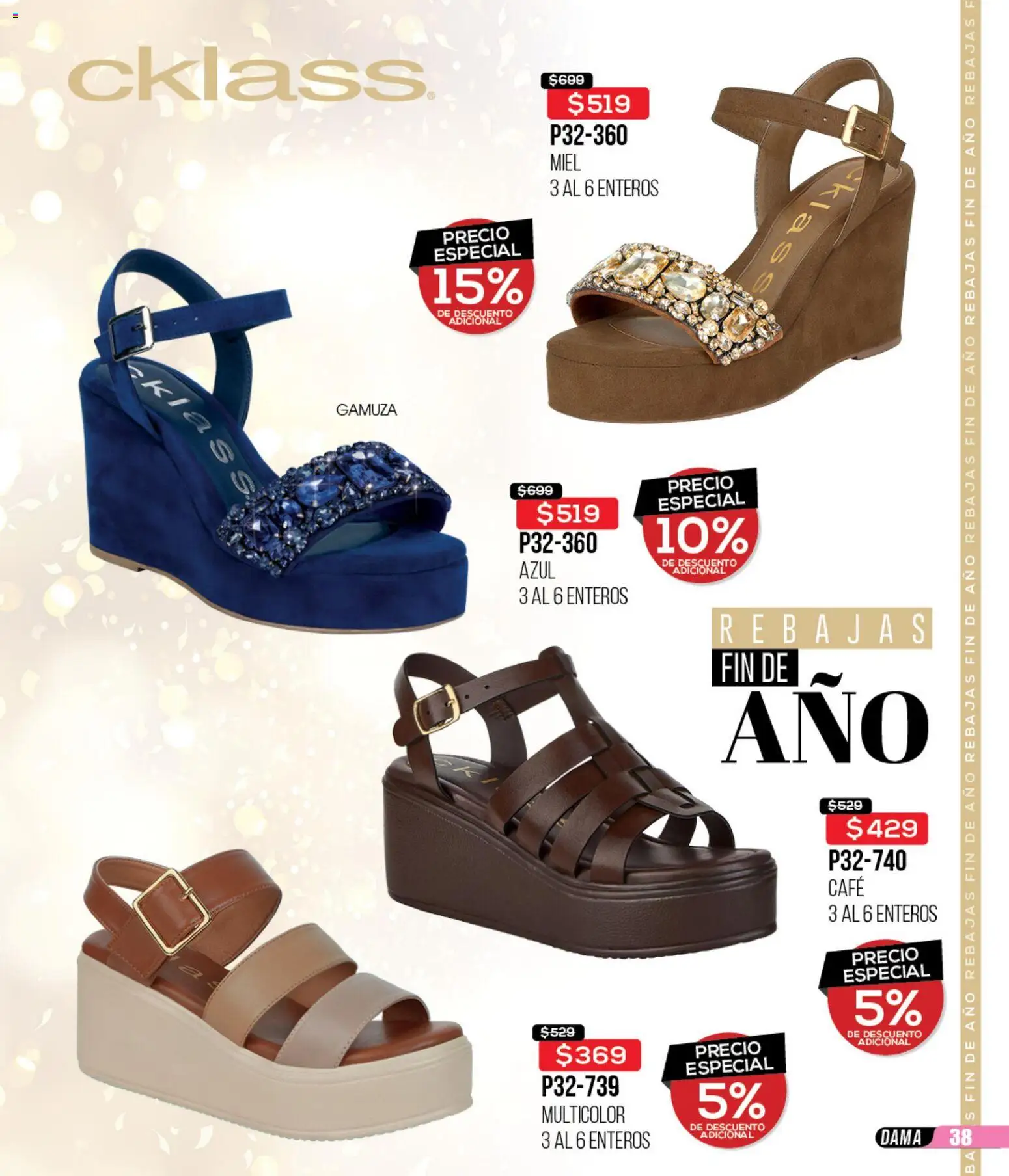 Nuevas ofertas de Cklass válidas en toda la República Mexicana desde el 15.12.2025. ¡Encuentra las mejores ofertas en Cklass catálogo Rebajas fin de año ropa! | Página: 274 | Productos: Café, Gamuza