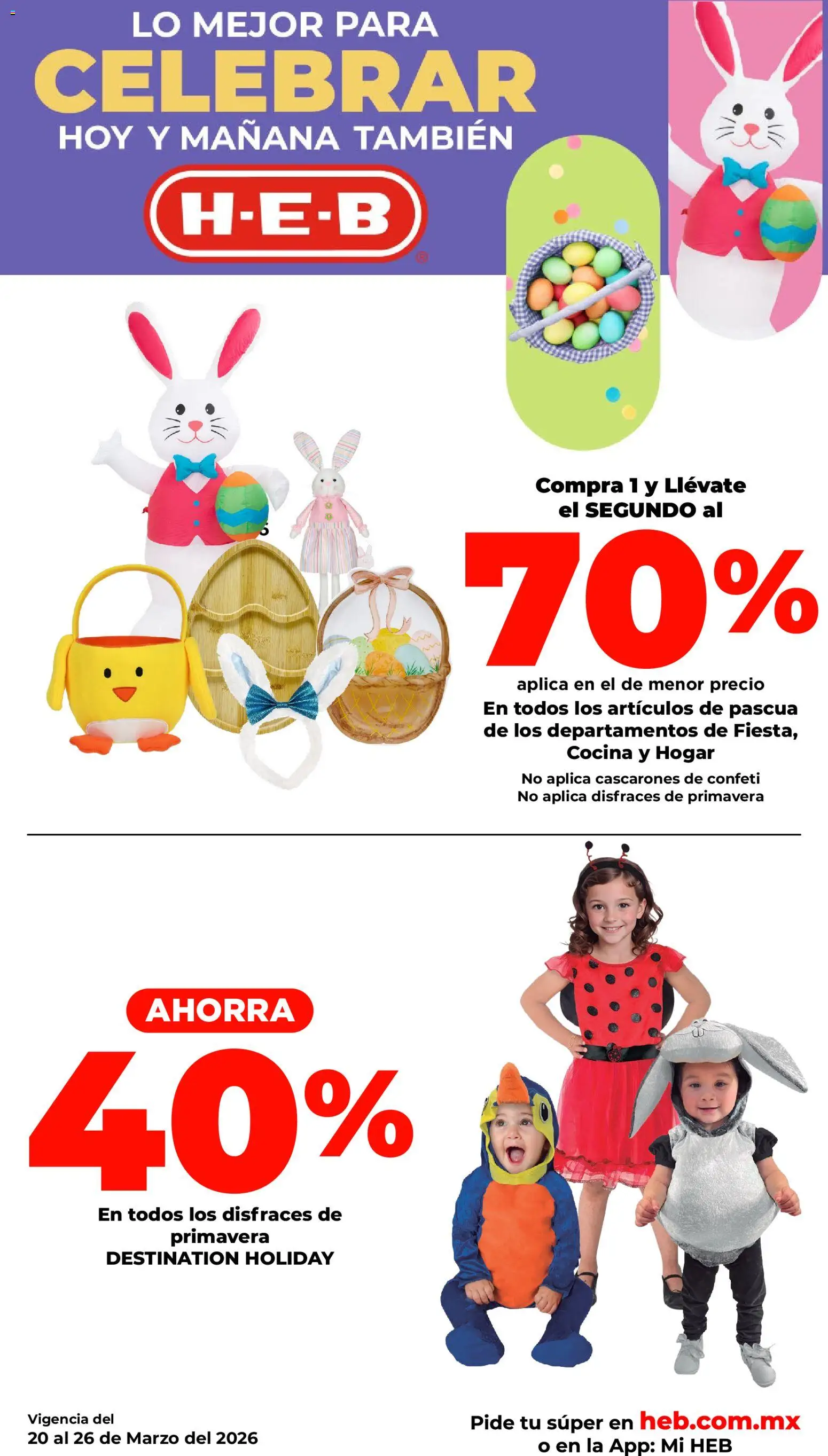 Nuevas ofertas de H-E-B válidas en toda la República Mexicana desde el 20.03.2026. ¡Encuentra las mejores ofertas en H-E-B folleto! | Página: 12 | Productos: Cocina