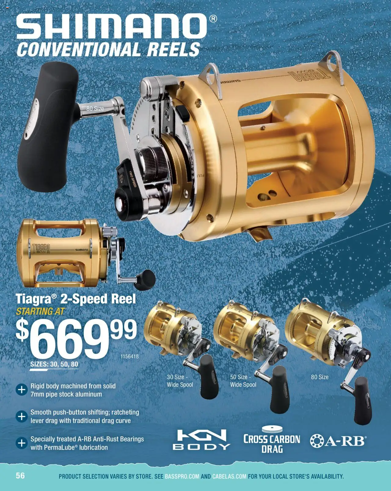 Cabela's Saltwater Specialist 25 - valid from 01.01.2025 | Page: 56 | Products: Pipe, Bearings
