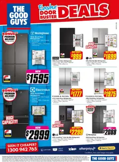 Preview of The Good Guys catalogue  - valid from 29.03.2026 | Page: 7 | Products: Door, Phone, Freezer, Refrigerator