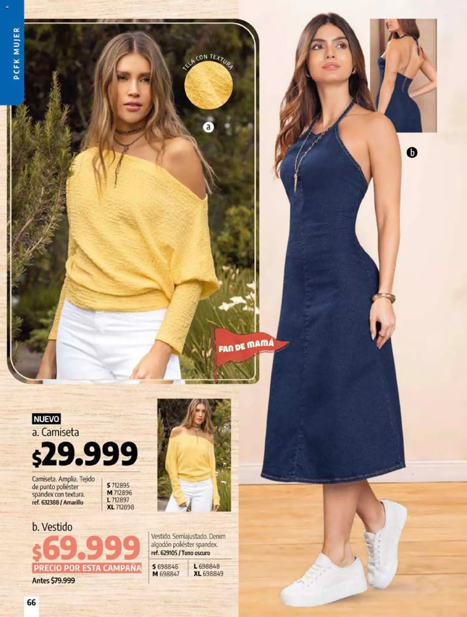 Pacifika revista - valida desde el 24.04.2026 | Página: 66 | Productos: Algodón, Camiseta, Vestido