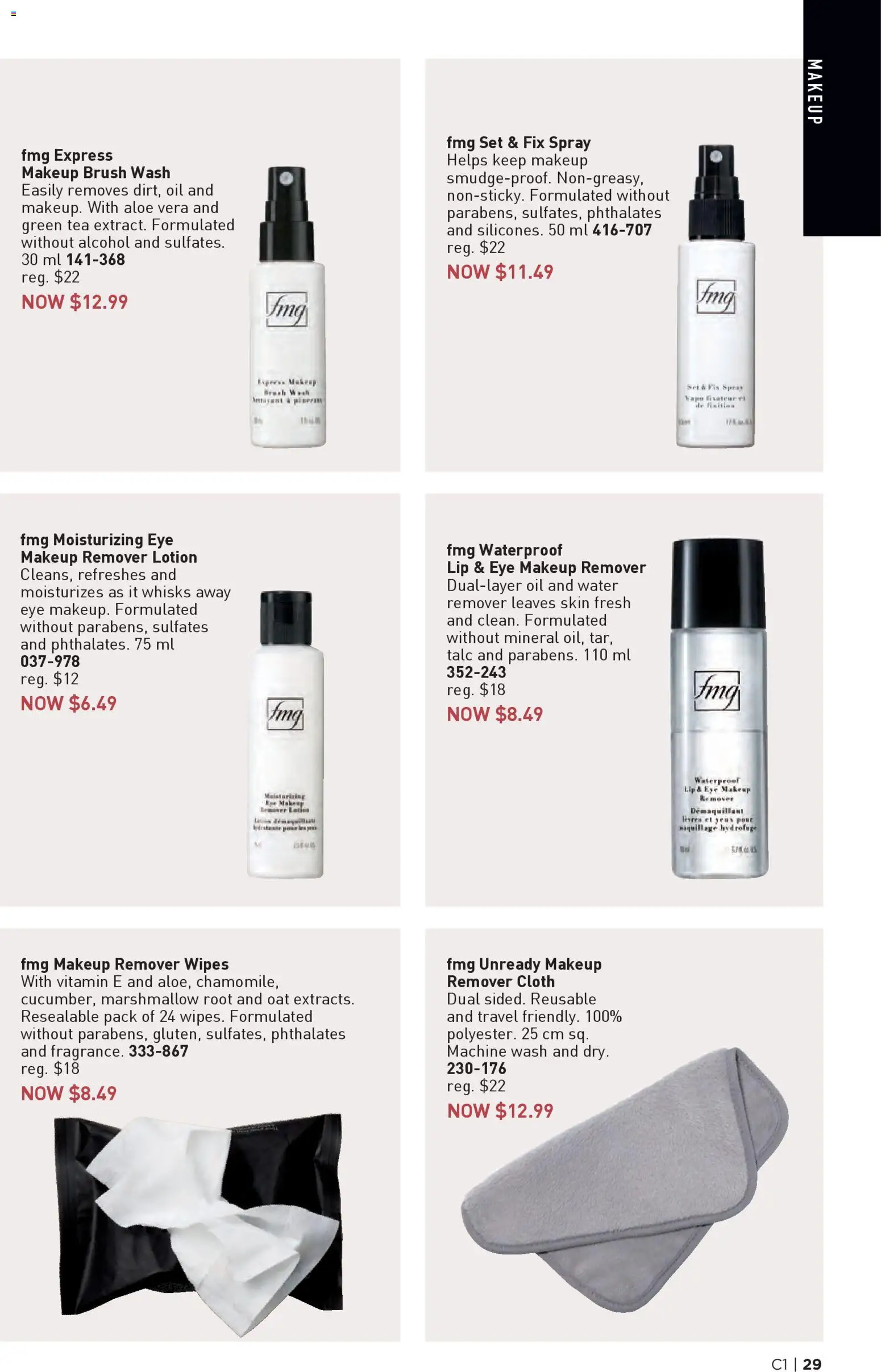 Avon flyer valid from 01.01.2026 | Page: 29 | Products: Tea, Makeup remover, Eye makeup remover, Oil