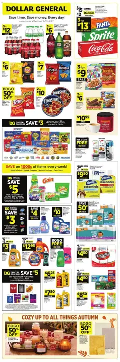 Preview of Dollar General weekly ads valid from 21.09.2025