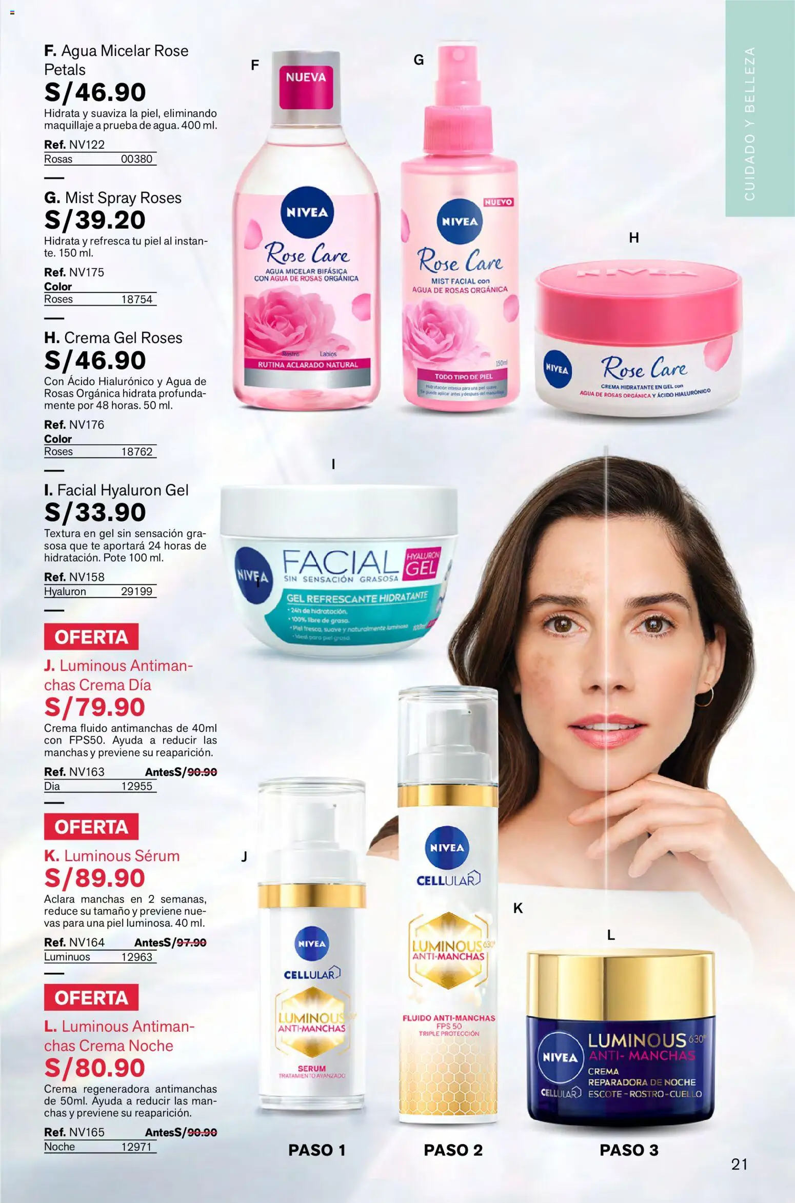 Catálogo Leonisa válido desde 23.10.2025 | Página: 21 | Productos: Té, Crema, Maquillaje