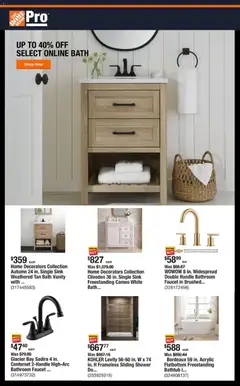 Preview of Home Depot weekly ads valid from 20.10.2025
