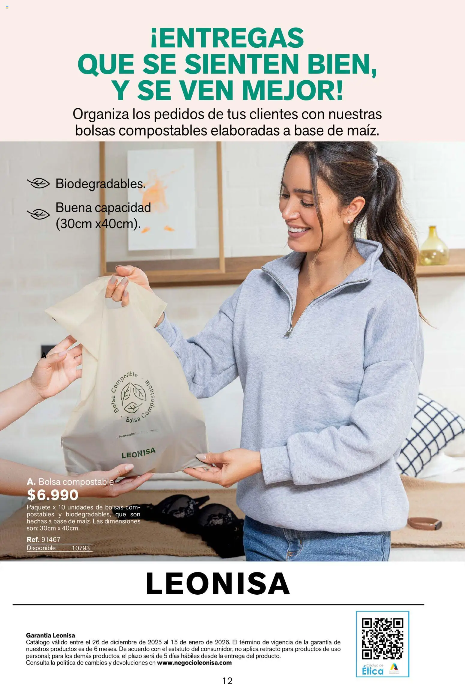 Leonisa revista - valida desde el 01.01.2026 | Página: 12 | Productos: Bolsa
