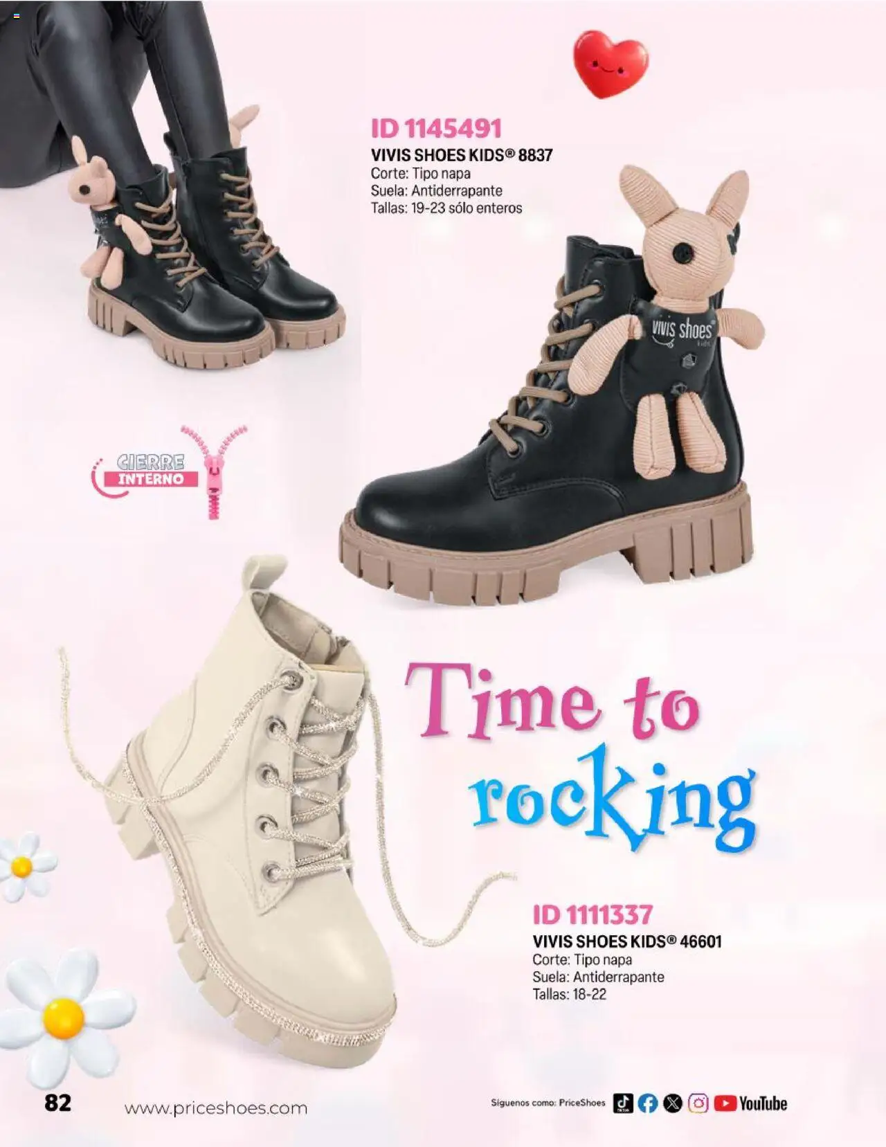 Nuevas ofertas de Price Shoes válidas en toda la República Mexicana desde el 23.04.2025. ¡Encuentra las mejores ofertas en Price Shoes catálogo Kids! | Página: 82