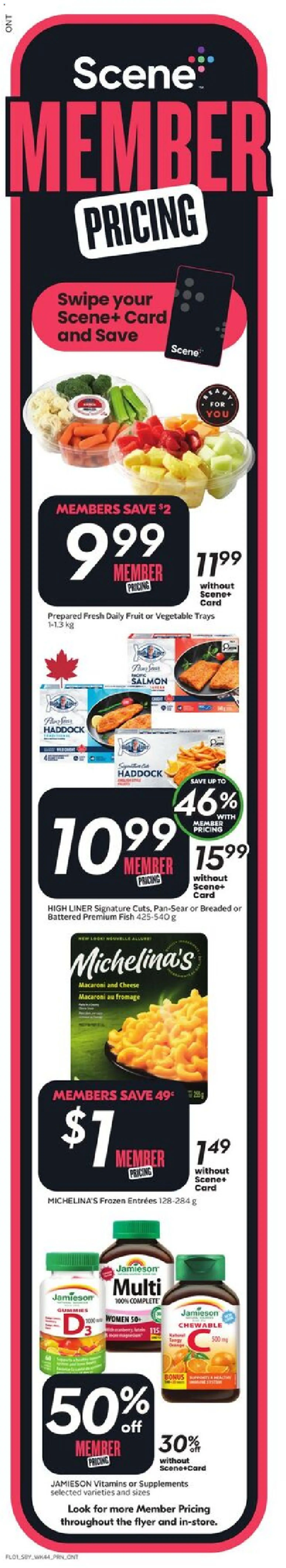 Sobeys flyer valid from 26.02.2026 | Page: 2 | Products: Fish, Cheese