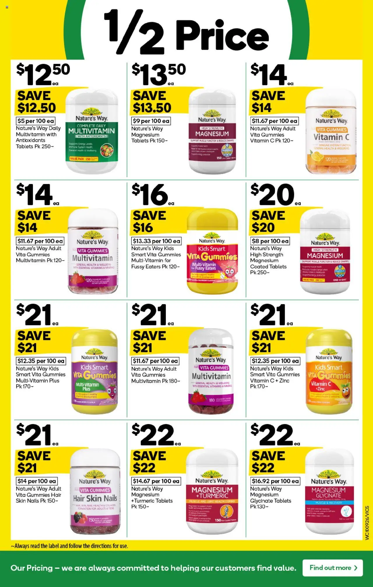 Woolworths catalogue - valid from 10.09.2025 | Page: 5 | Products: Multivitamin, Tablets, Vitamin, Zinc