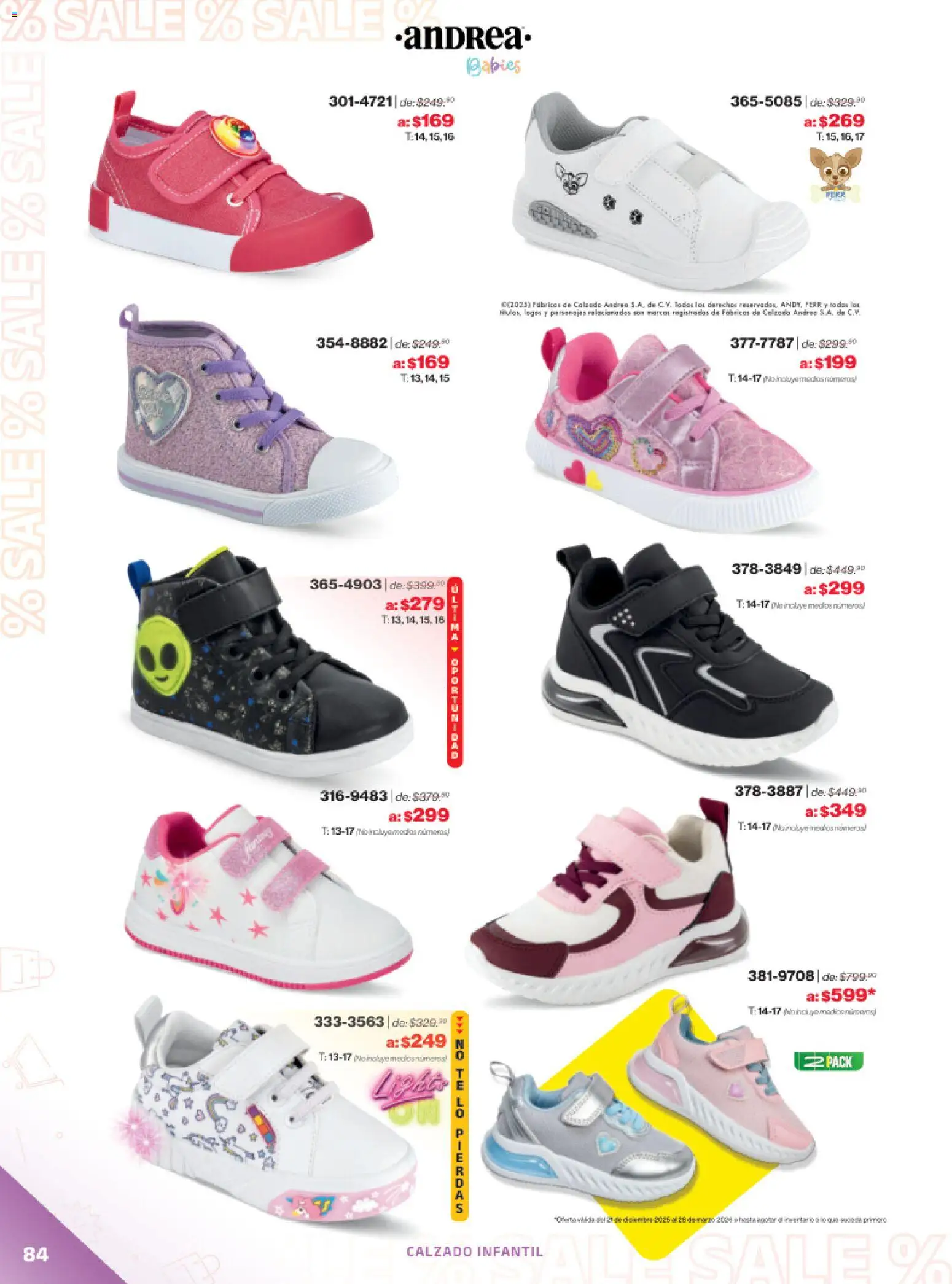 Nuevas ofertas de Andrea válidas en toda la República Mexicana desde el 21.12.2025. ¡Encuentra las mejores ofertas en Andrea catálogo Outlet! | Página: 84