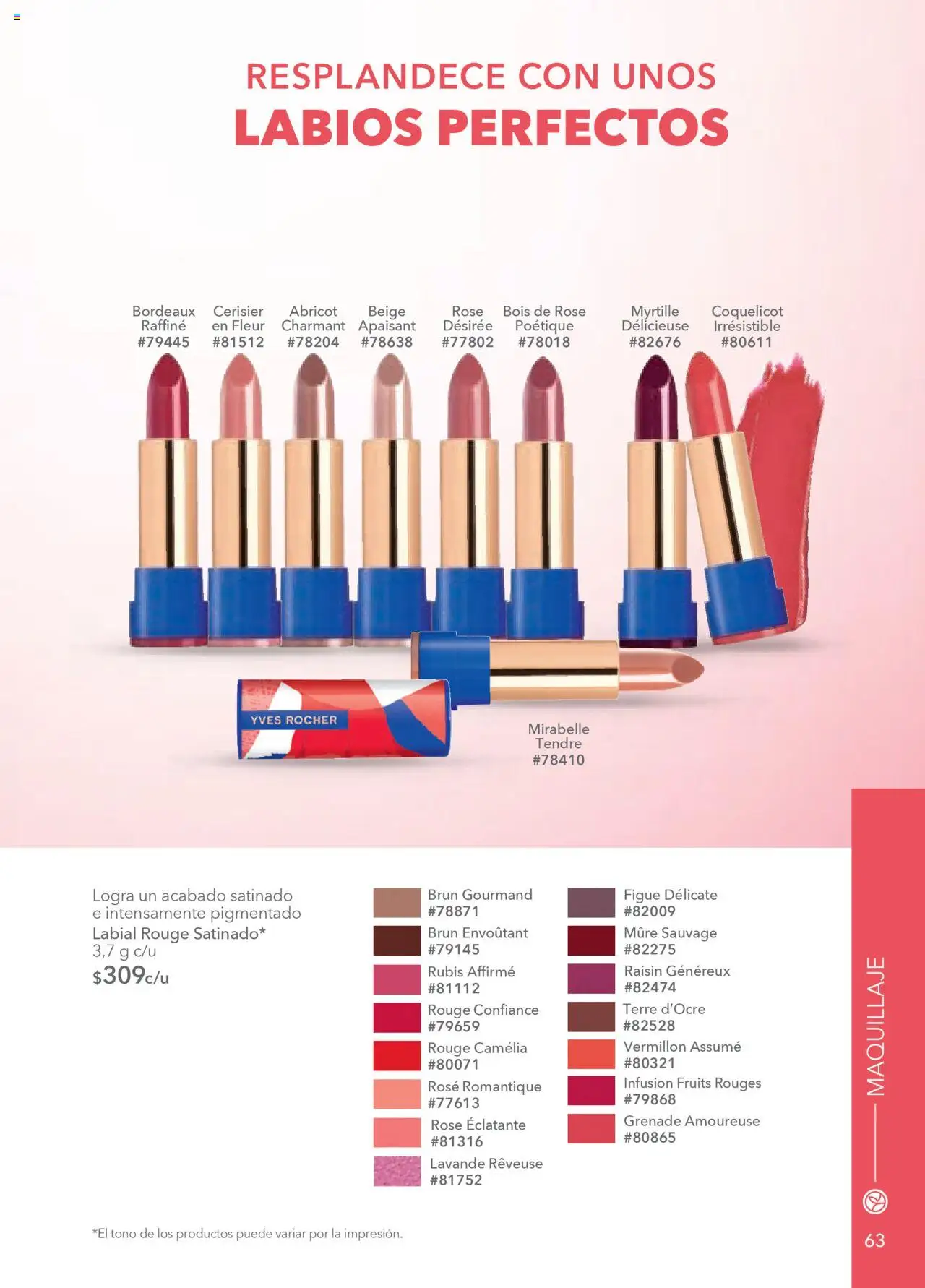 Nuevas ofertas de Yves Rocher válidas en toda la República Mexicana desde el 05.08.2025. ¡Encuentra las mejores ofertas en Yves Rocher - Campaña 11 2025! | Página: 65 | Productos: Maquillaje