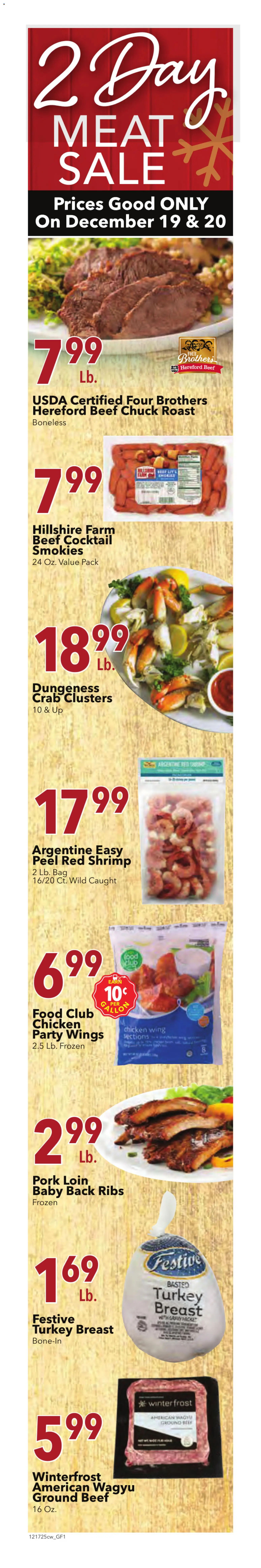 Cash Wise Weekly Ad - valid from 17.12.2025 | Page: 2 | Products: Pork, Beef, Bag