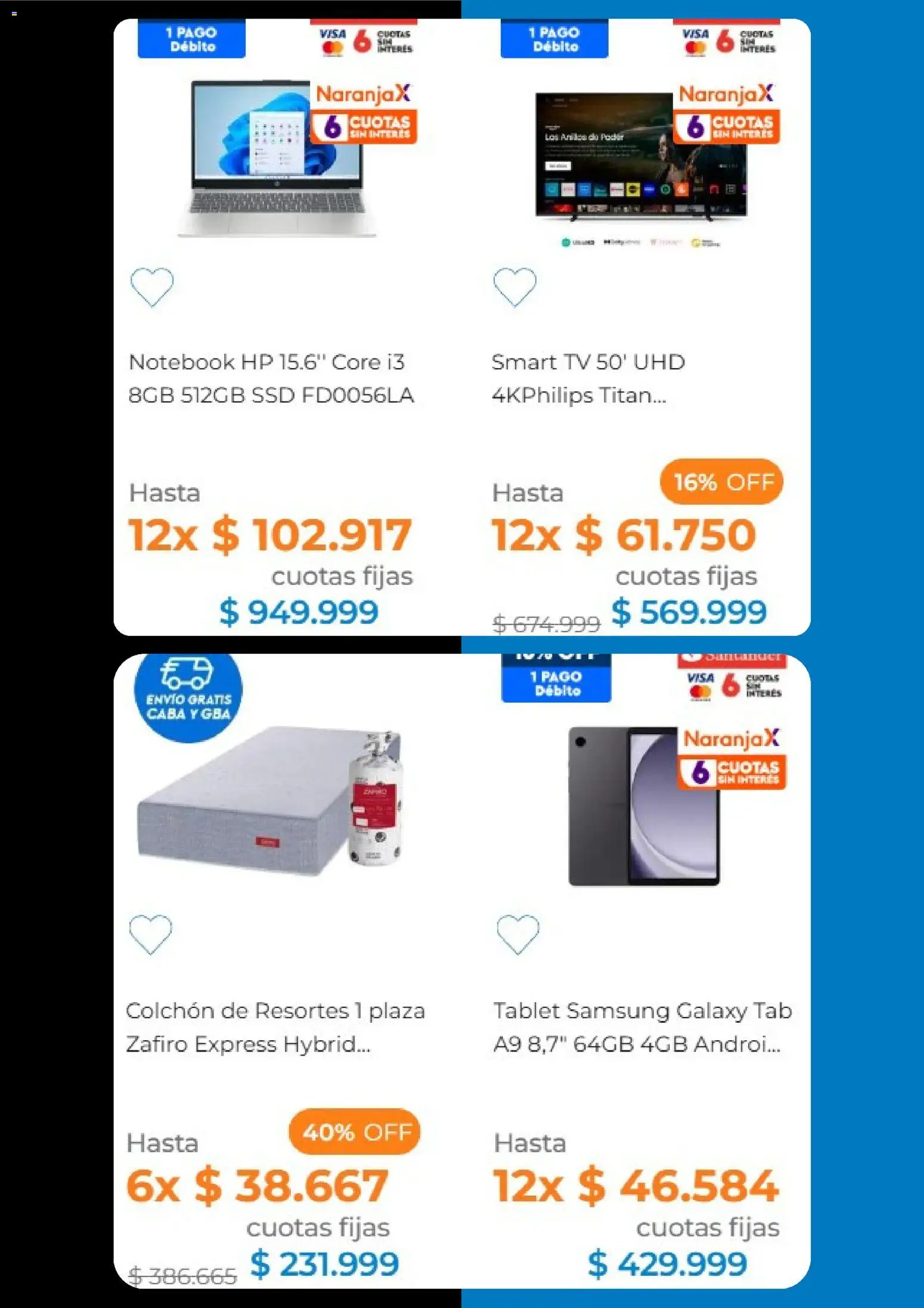 Pardo catálogo │ válido desde el 27.10.2025 | Página: 7 | Productos: Colchón, Tablet, Notebook