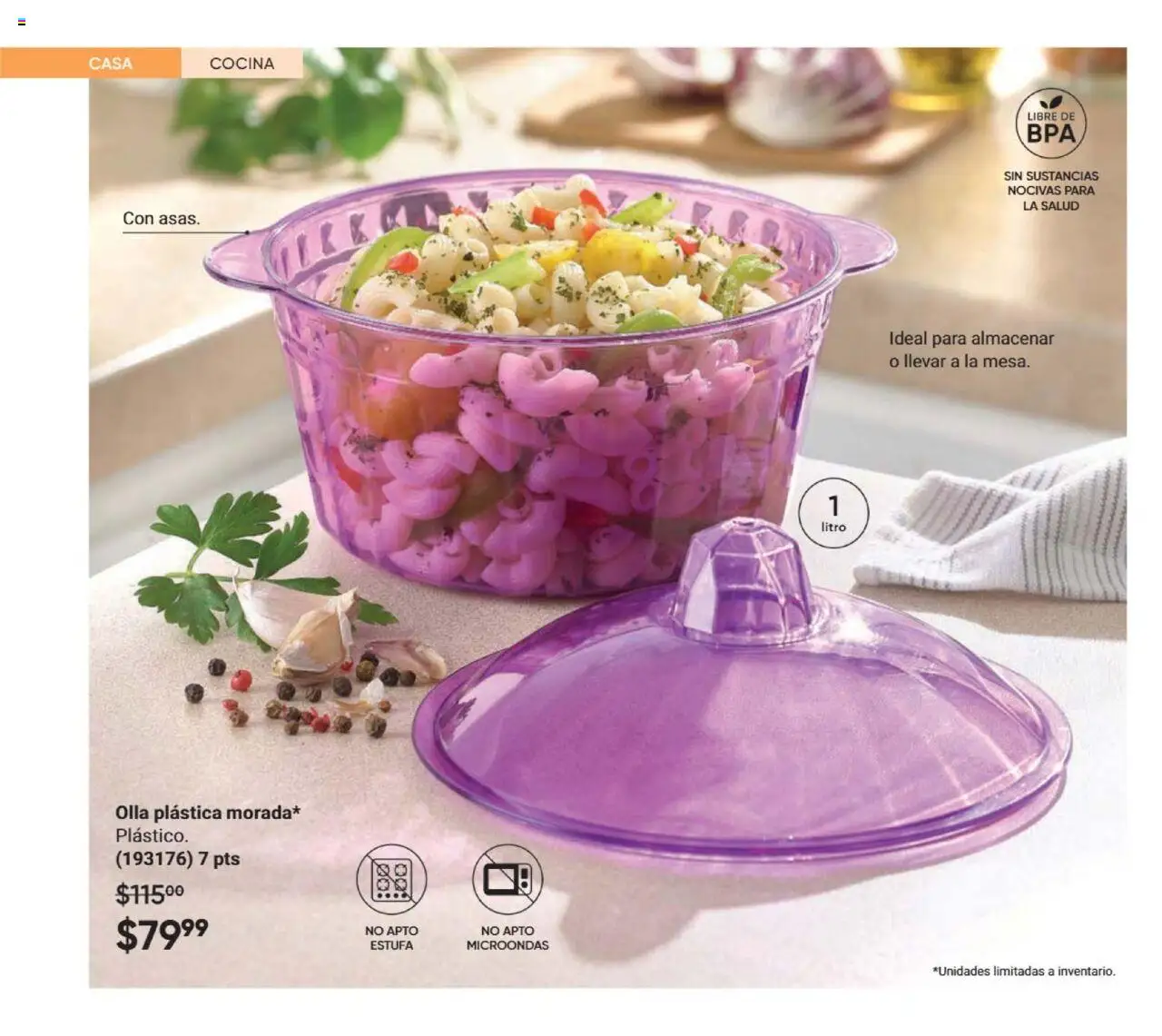 Nuevas ofertas de AVON válidas en toda la República Mexicana desde el 09.10.2025. ¡Encuentra las mejores ofertas en AVON - Casa & Estilo 16 2025! | Página: 50 | Productos: Microondas, Cocina, Olla