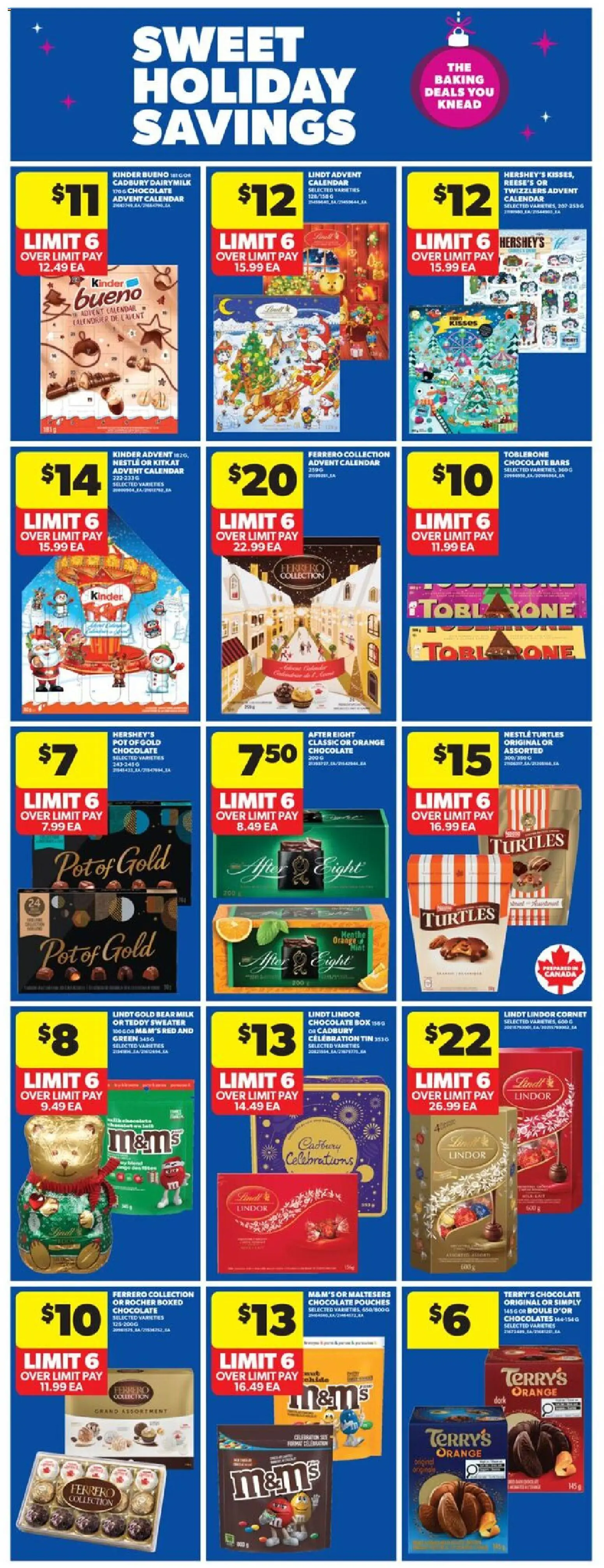 Real Canadian Superstore flyer valid from 30.10.2025 | Page: 24 | Products: Box, Milk, Sweater, Chocolate