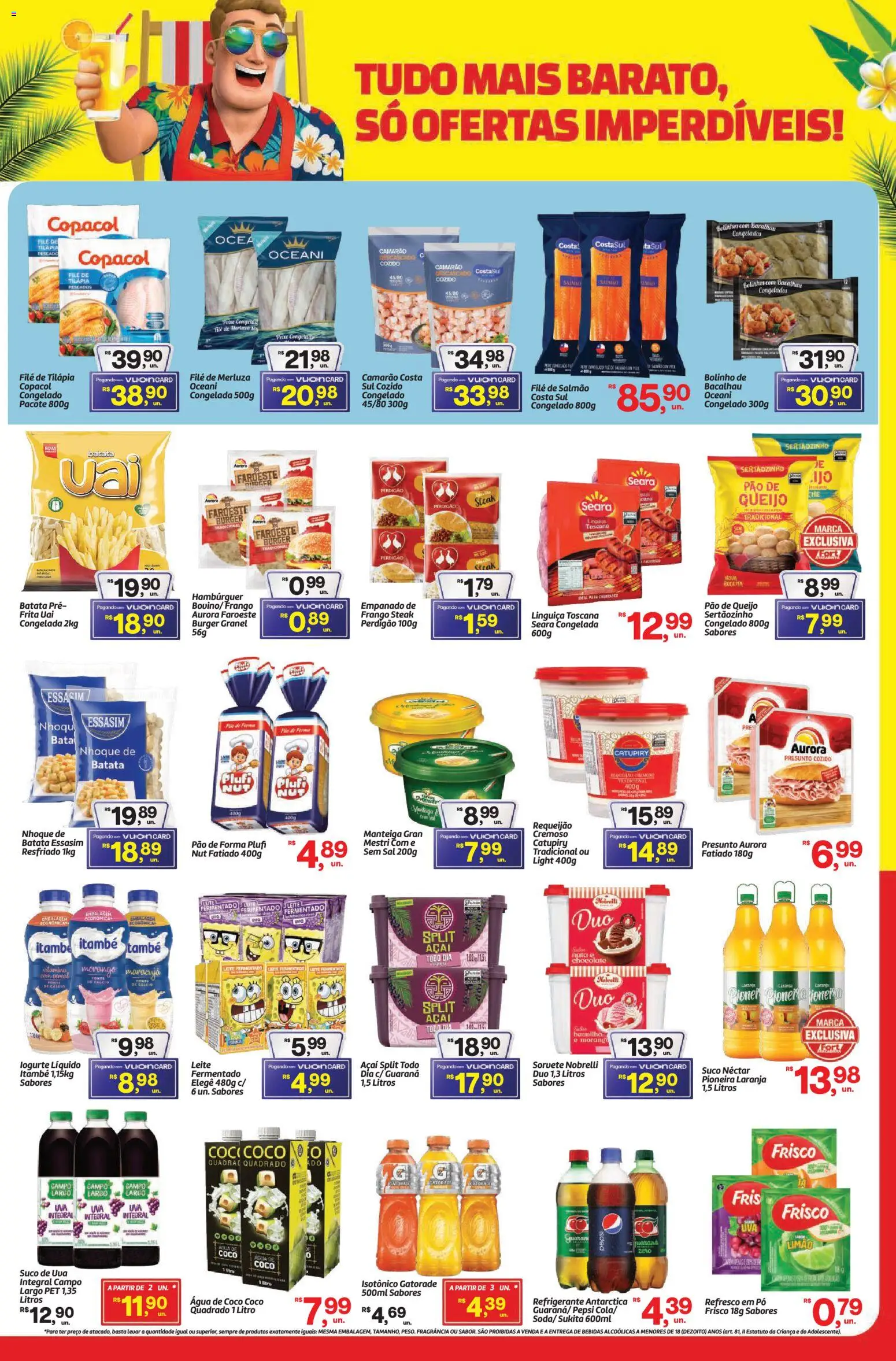 Fort Atacadista Folheto - válido de 26.01.2026 | Página: 3 | Produtos: Fragrância, Refresco, Gatorade, Pão