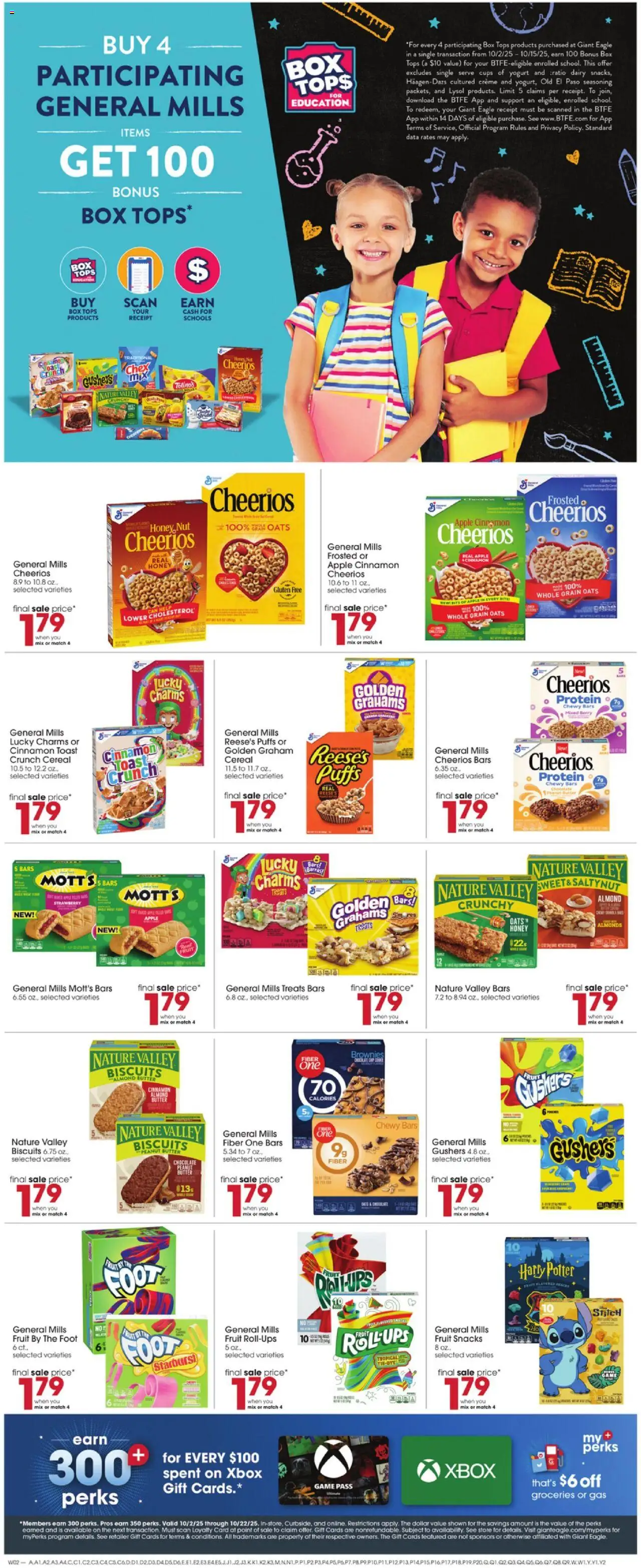 Giant Eagle Weekly Ad - valid from 02.10.2025 | Page: 3 | Products: Box, Butter, Yogurt, UPS