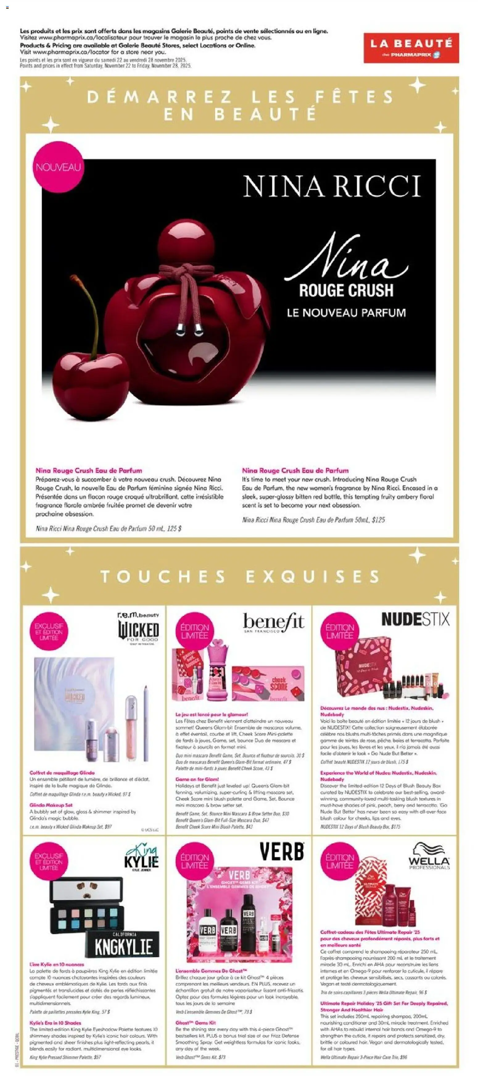 Pharmaprix flyer valid from 22.11.2025 | Page: 7 | Products: Fragrance, Blush, Mascara, Box