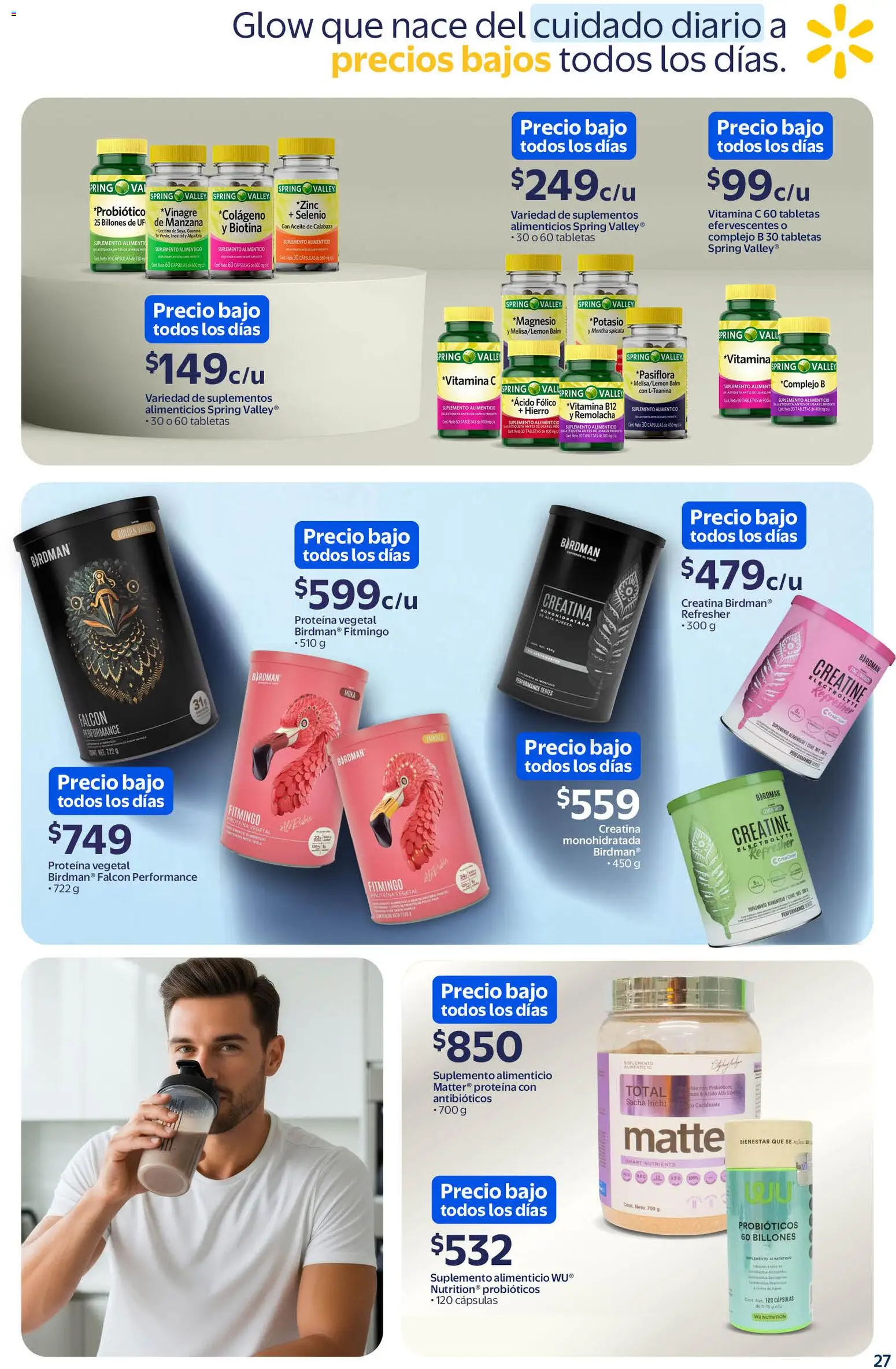 Nuevas ofertas de Walmart válidas en toda la República Mexicana desde el 11.02.2026. ¡Encuentra las mejores ofertas en Walmart folleto! | Página: 27 | Productos: Manzana, Aceite, Té