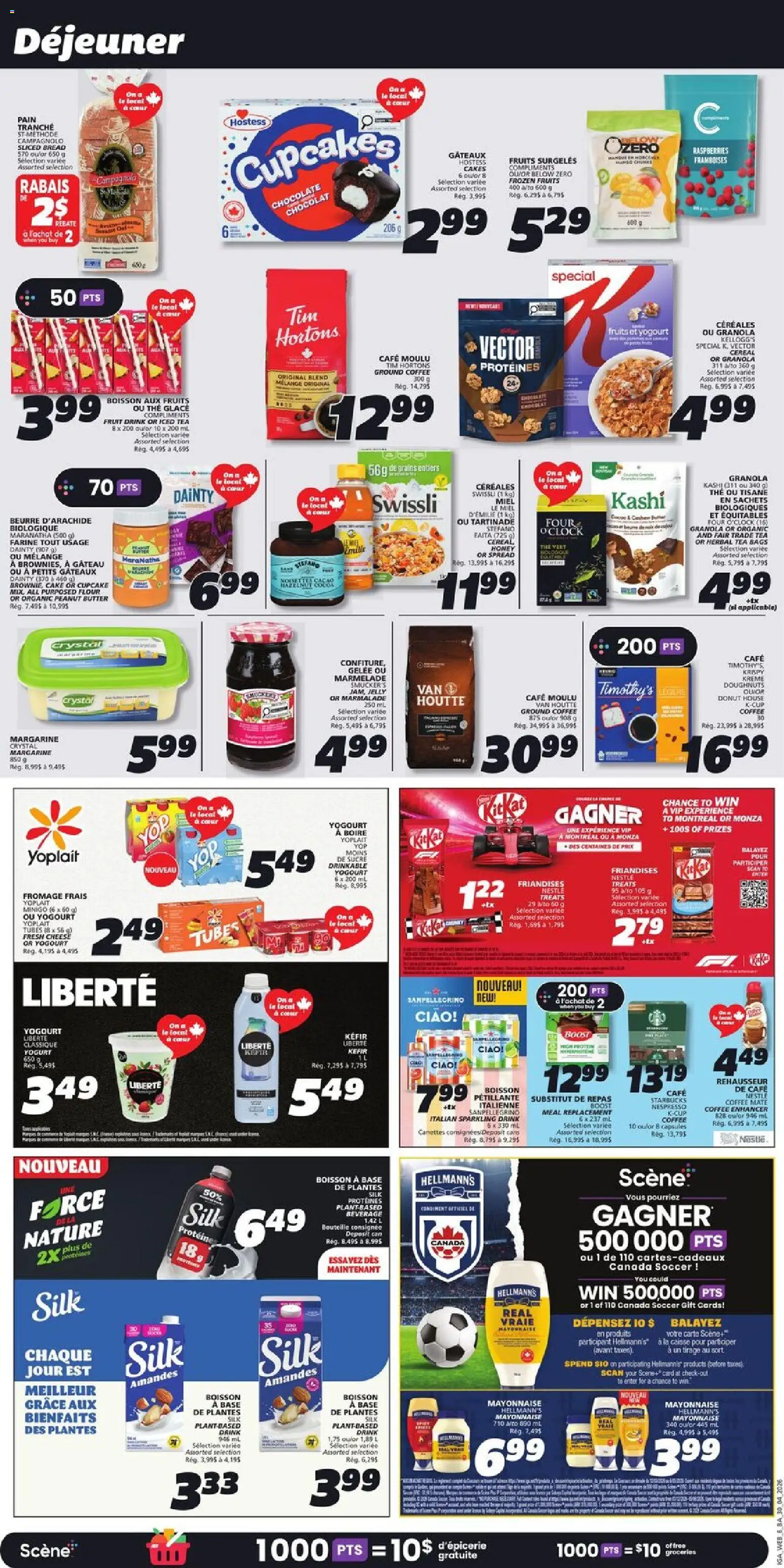 IGA flyer valid from 30.04.2026 | Page: 9 | Products: Butter, Yogurt, Bread, Chocolate