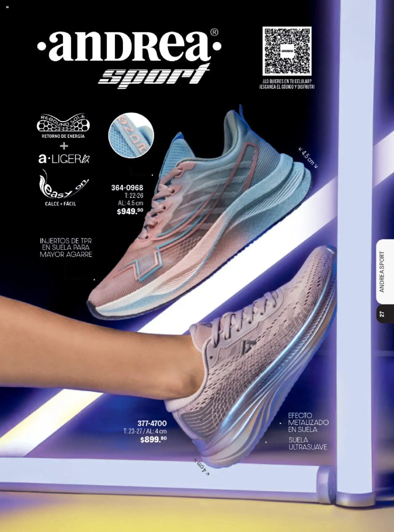 Nuevas ofertas de Andrea válidas en toda la República Mexicana desde el 13.08.2025. ¡Encuentra las mejores ofertas en Andrea - Catálogo Andrea Sport! | Página: 24