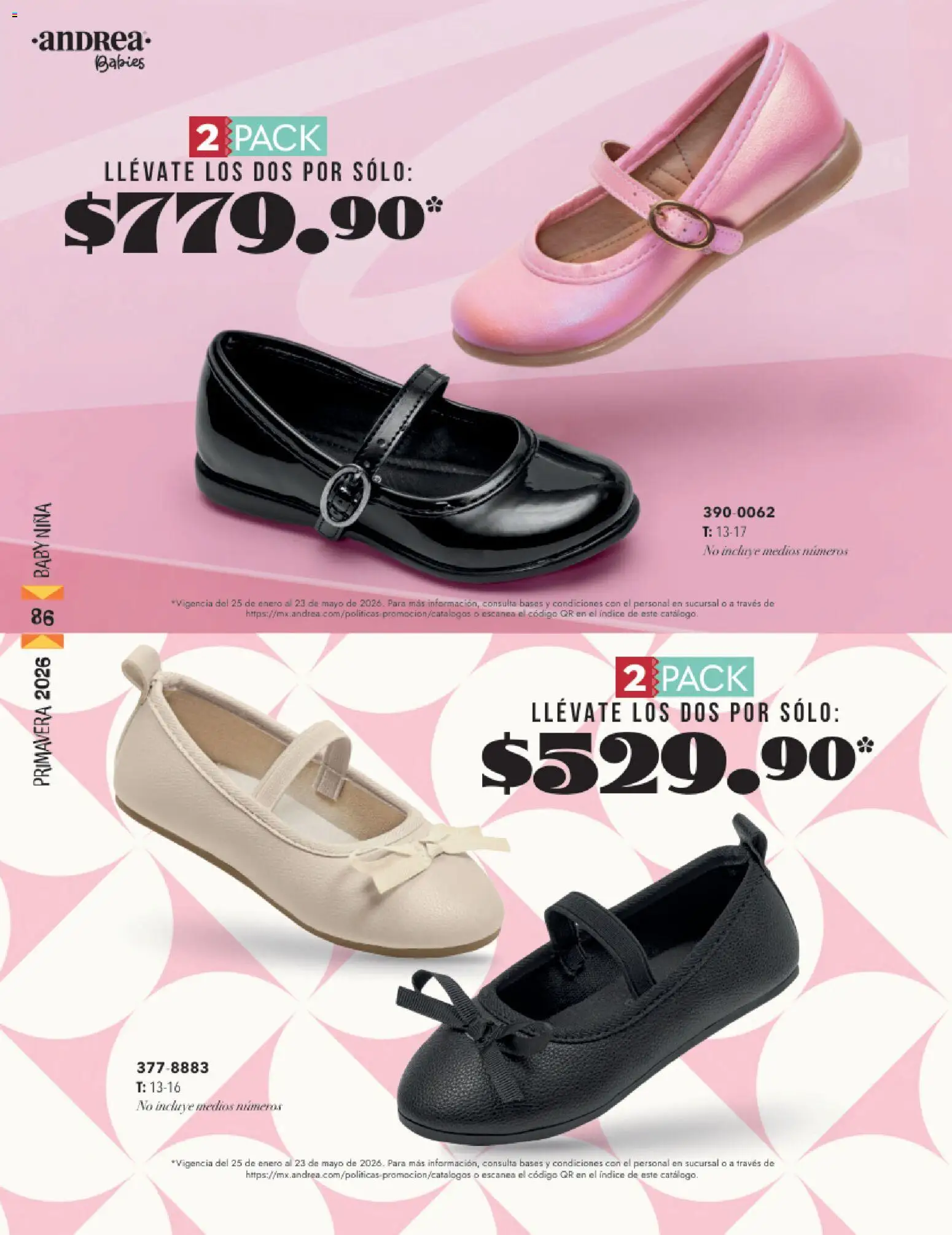 Nuevas ofertas de Andrea válidas en toda la República Mexicana desde el 25.01.2026. ¡Encuentra las mejores ofertas en Andrea catálogo Infantil Baby ! | Página: 10