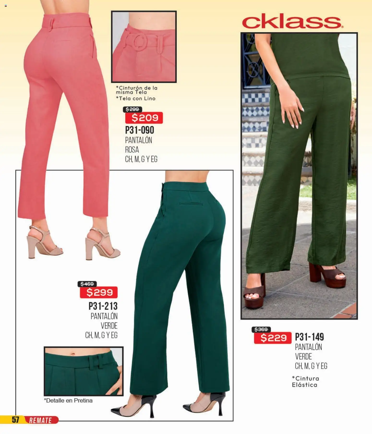 Nuevas ofertas de Cklass válidas en toda la República Mexicana desde el 10.02.2026. ¡Encuentra las mejores ofertas en Cklass catálogo Remate Digital Ropa! | Página: 58