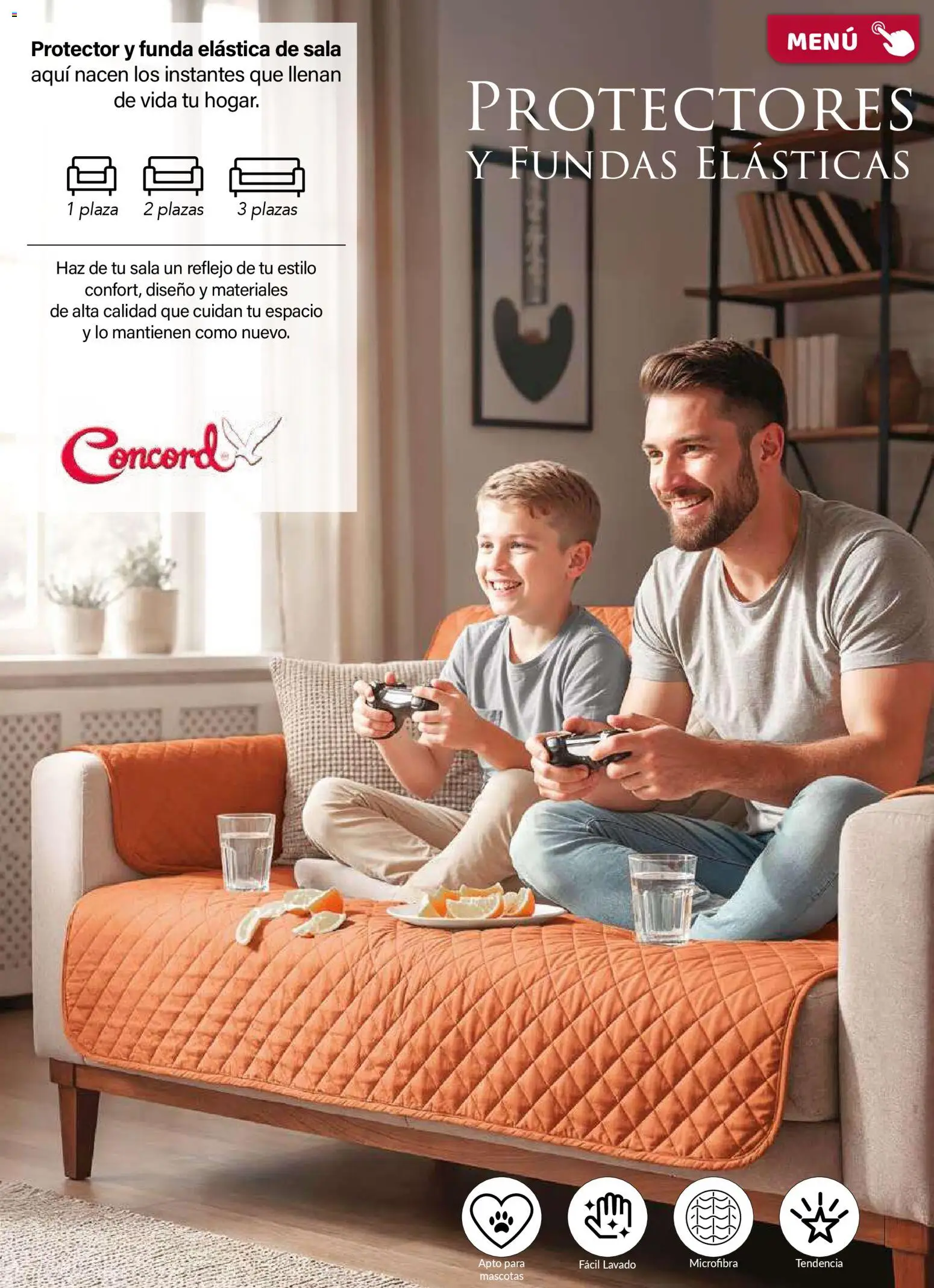 Nuevas ofertas de Colchas Concord válidas en toda la República Mexicana desde el 01.02.2026. ¡Encuentra las mejores ofertas en Colchas Concord catálogo! | Página: 120 | Productos: Funda