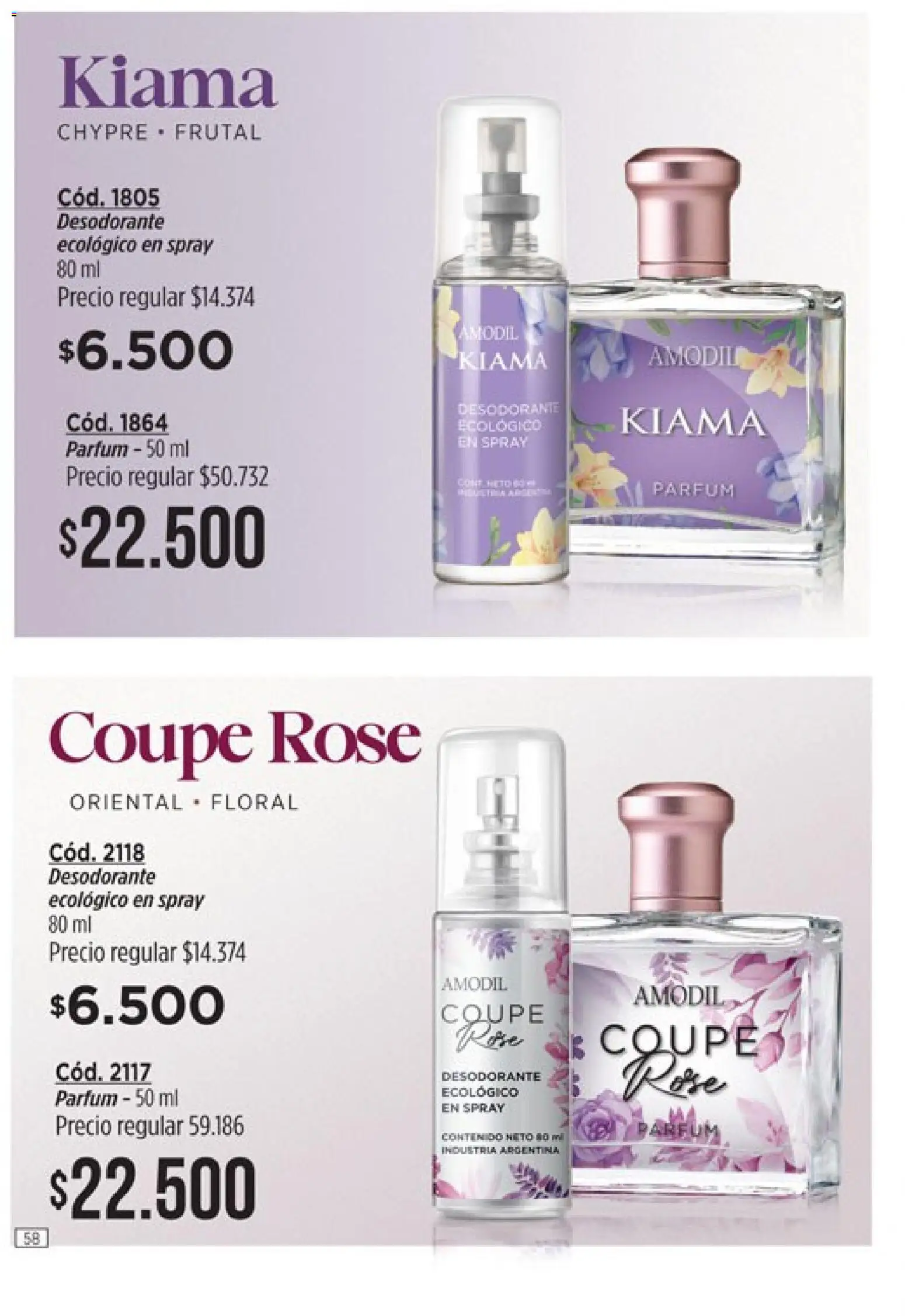 modil - Campaña 7 │ válido desde el 20.03.2026 | Página: 58 | Productos: Desodorante