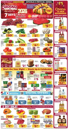 Preview of Cardenas weekly ads valid from 26.12.2025