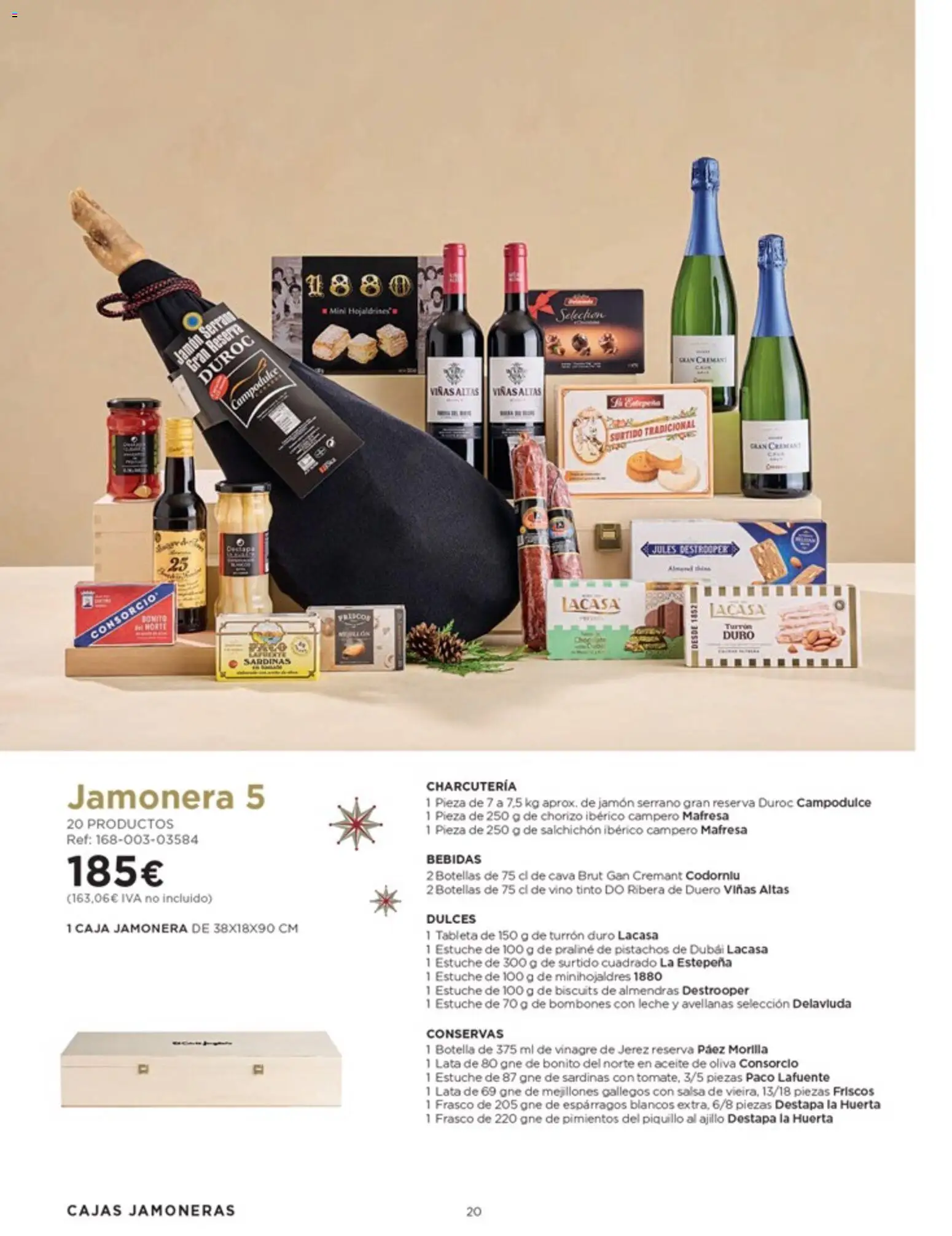 Nuevas ofertas de El Corte Inglés válidas en toda la República Mexicana desde el 03.10.2025. ¡Encuentra las mejores ofertas en El Corte Inglés catálogo Especial Cataluña! | Página: 20 | Productos: Espárragos, Estuche, Chorizo, Vino