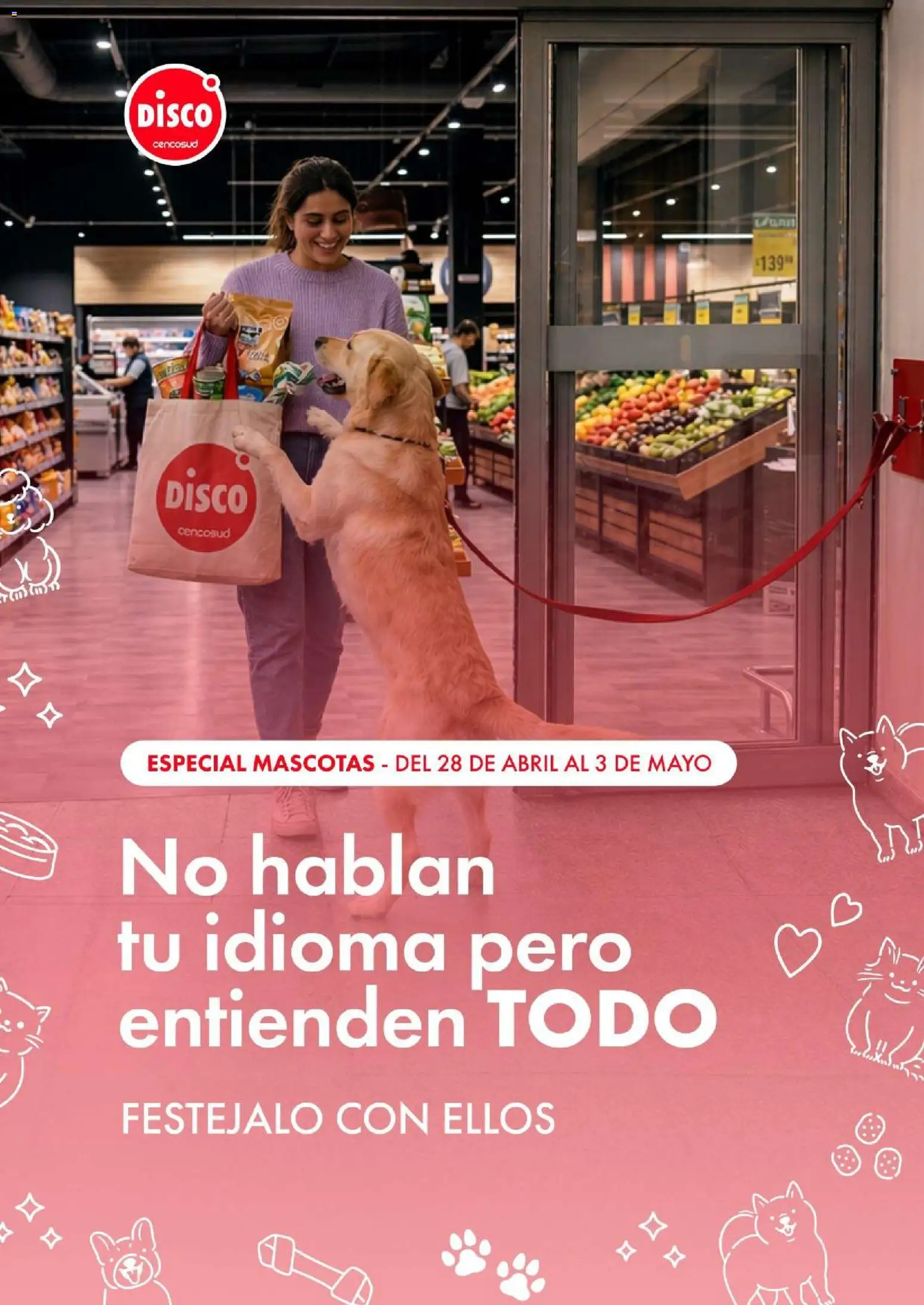 Disco - Folleto Mascotas Disco 28.04 │ válido desde el 27.04.2026 | Página: 1
