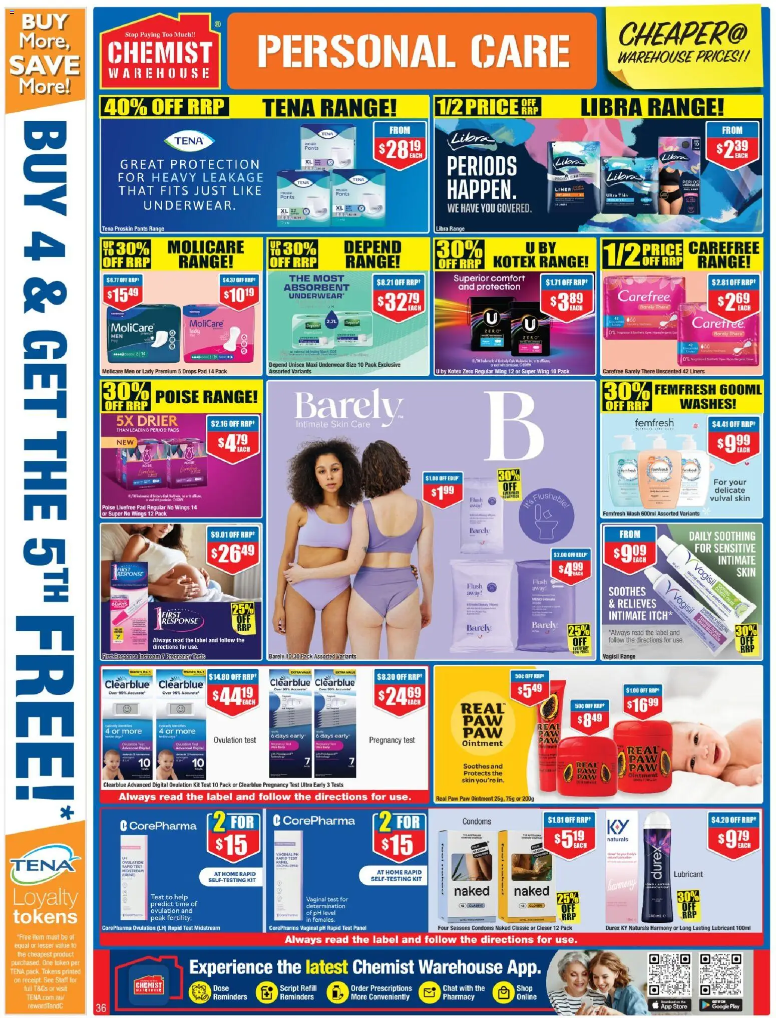 Chemist Warehouse catalogue - valid from 26.02.2026 | Page: 36 | Products: Pants, Underwear, Peach, Digital