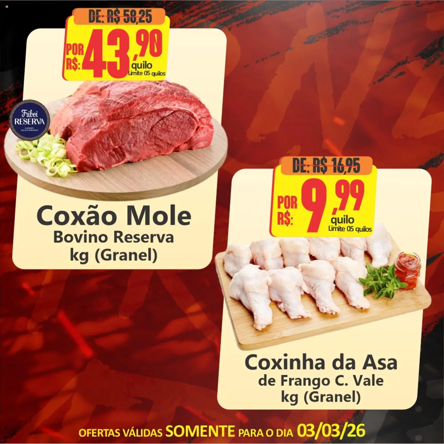 Big Supermercados Folheto - válido de 03.03.2026 | Página: 2 | Produtos: Asa de frango, Frango