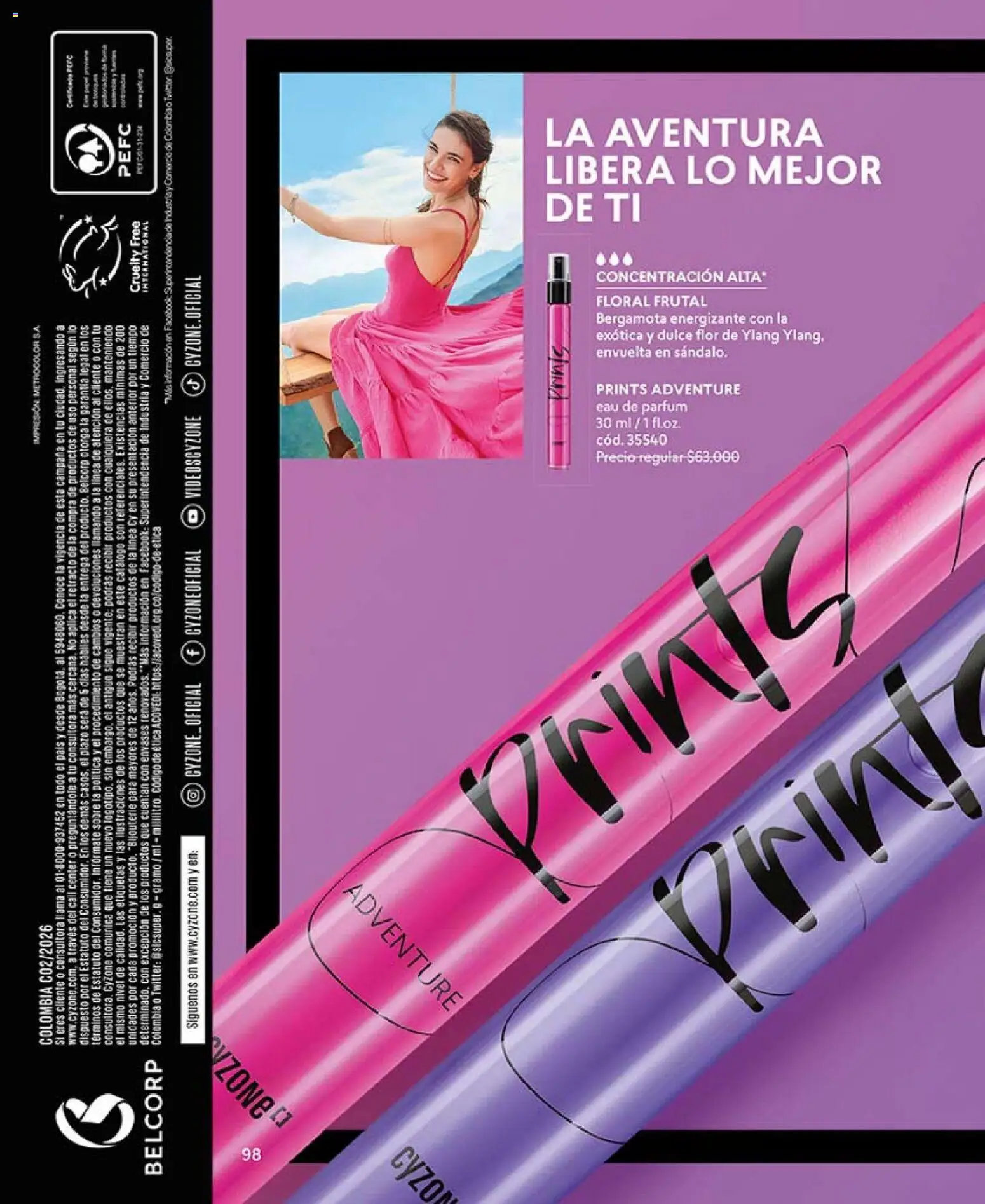 CyZone revista - valida desde el 01.02.2026 | Página: 98 | Productos: Sobre