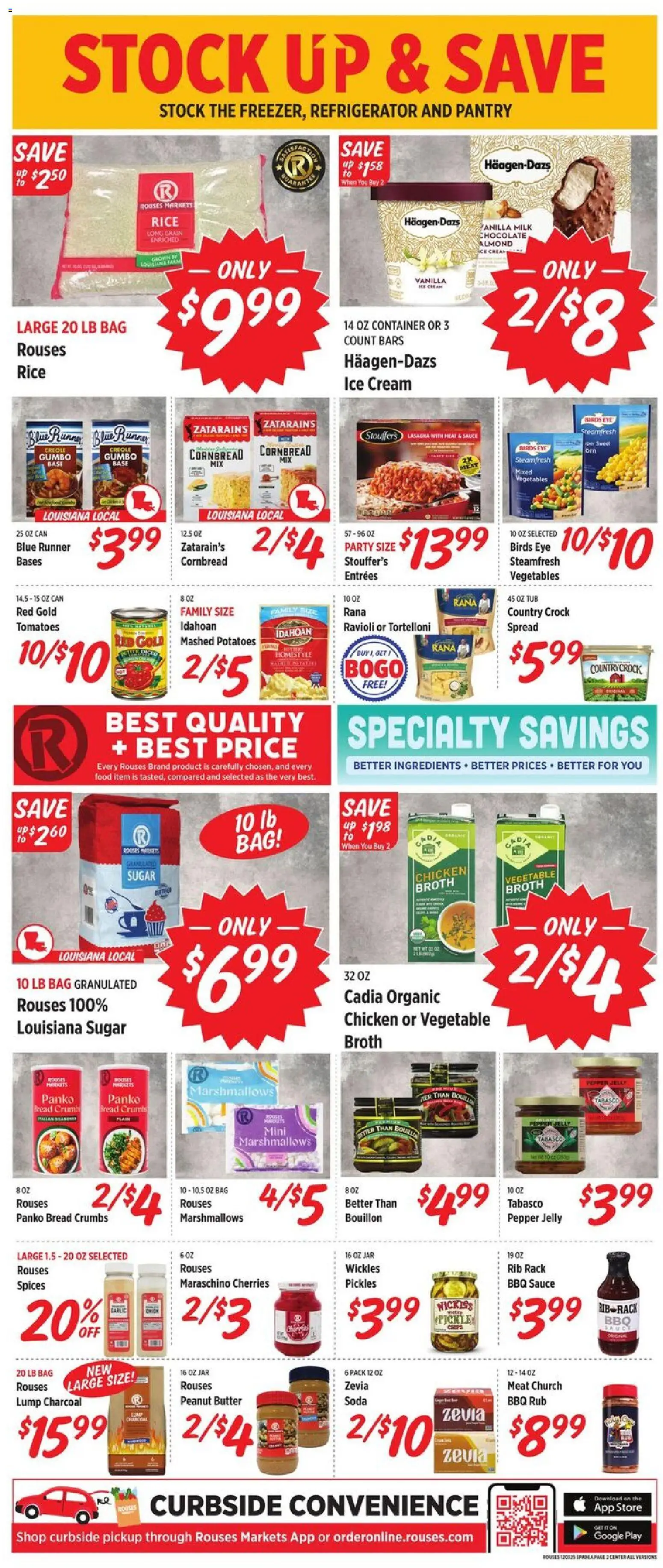 Rouses Weekly Ad - AL - valid from 03.12.2025 | Page: 3 | Products: Cherries, Chocolate, Sauce, Bag