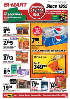 Preview of Bi-Mart weekly ads valid from 14.10.2025