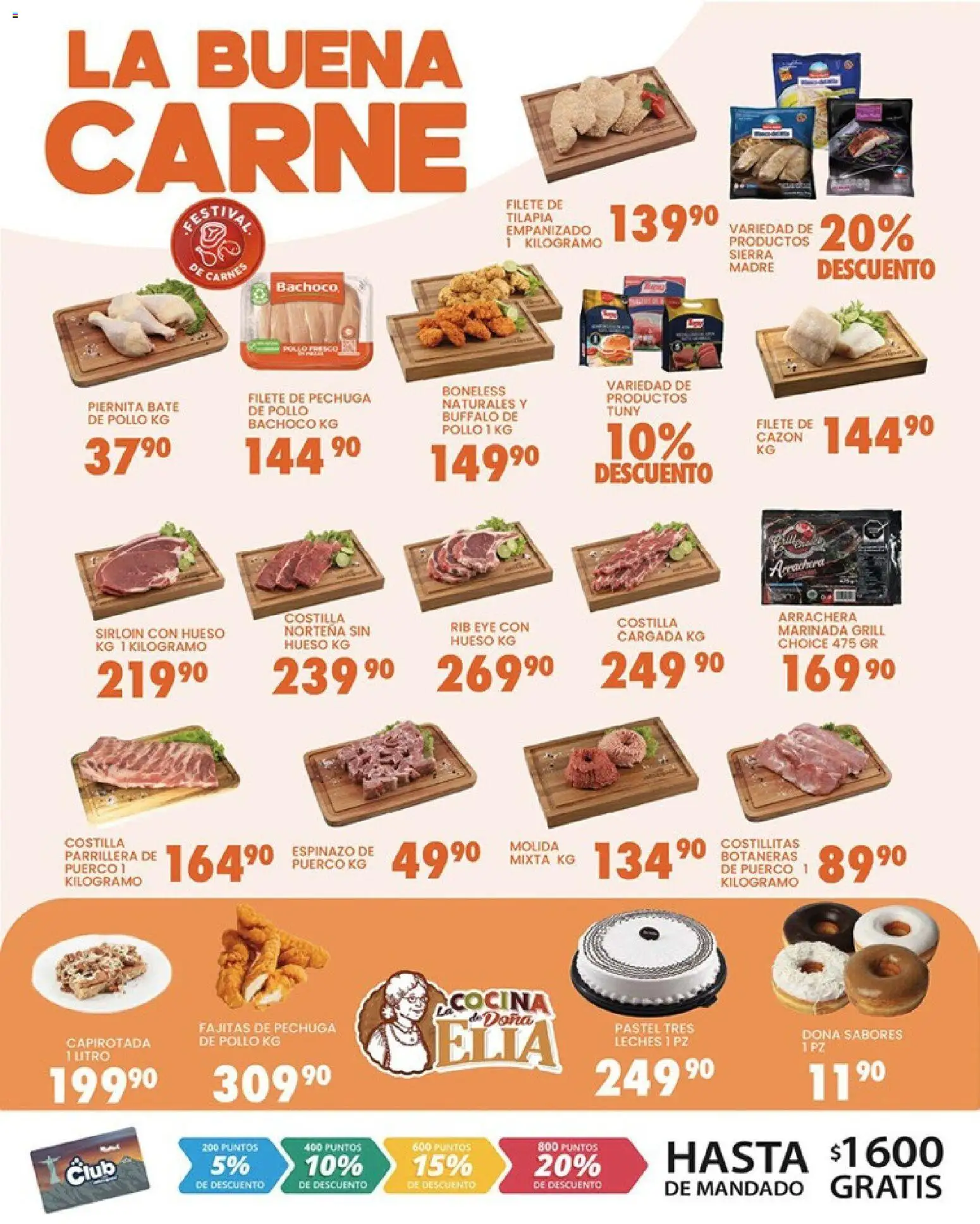 Nuevas ofertas de Alsuper válidas en toda la República Mexicana desde el 27.03.2026. ¡Encuentra las mejores ofertas en Alsuper folleto Torreon! | Página: 2 | Productos: Pollo, Pastel, Cocina, Sierra